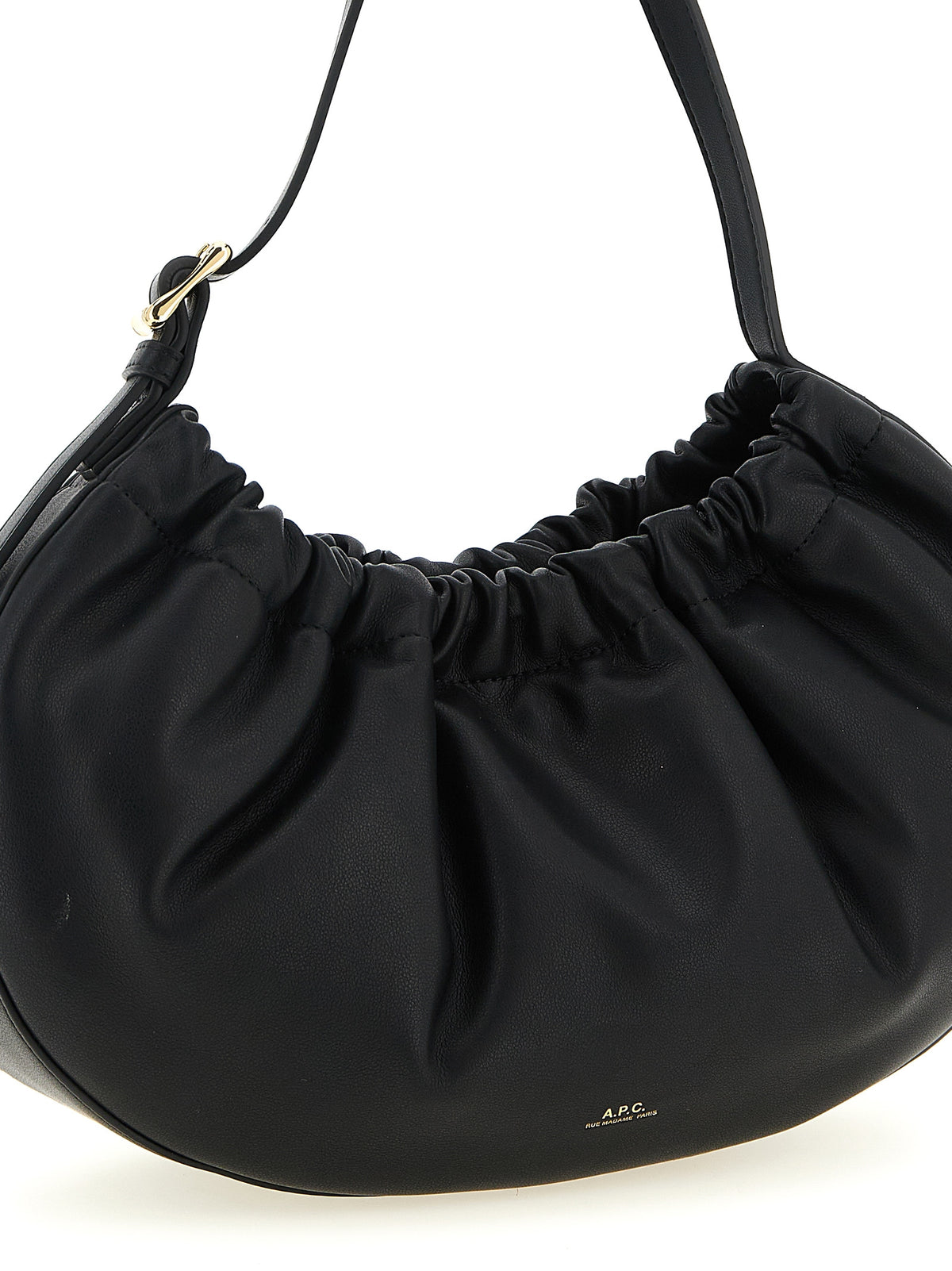 A.P.C. Black Polyethylene Shoulder Bag