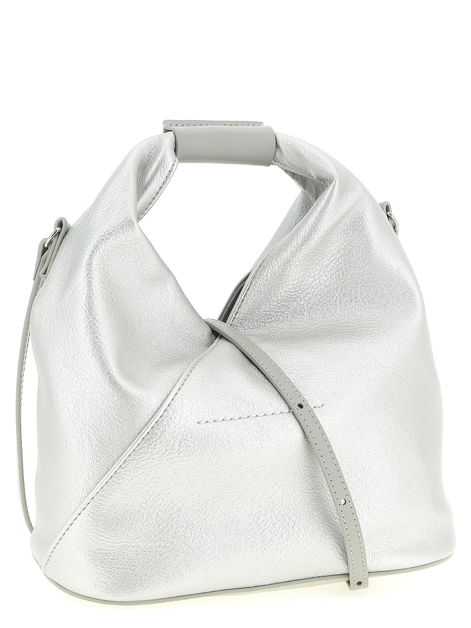 MM6 Maison Margiela Silver Polyethylene Crossbody Bag