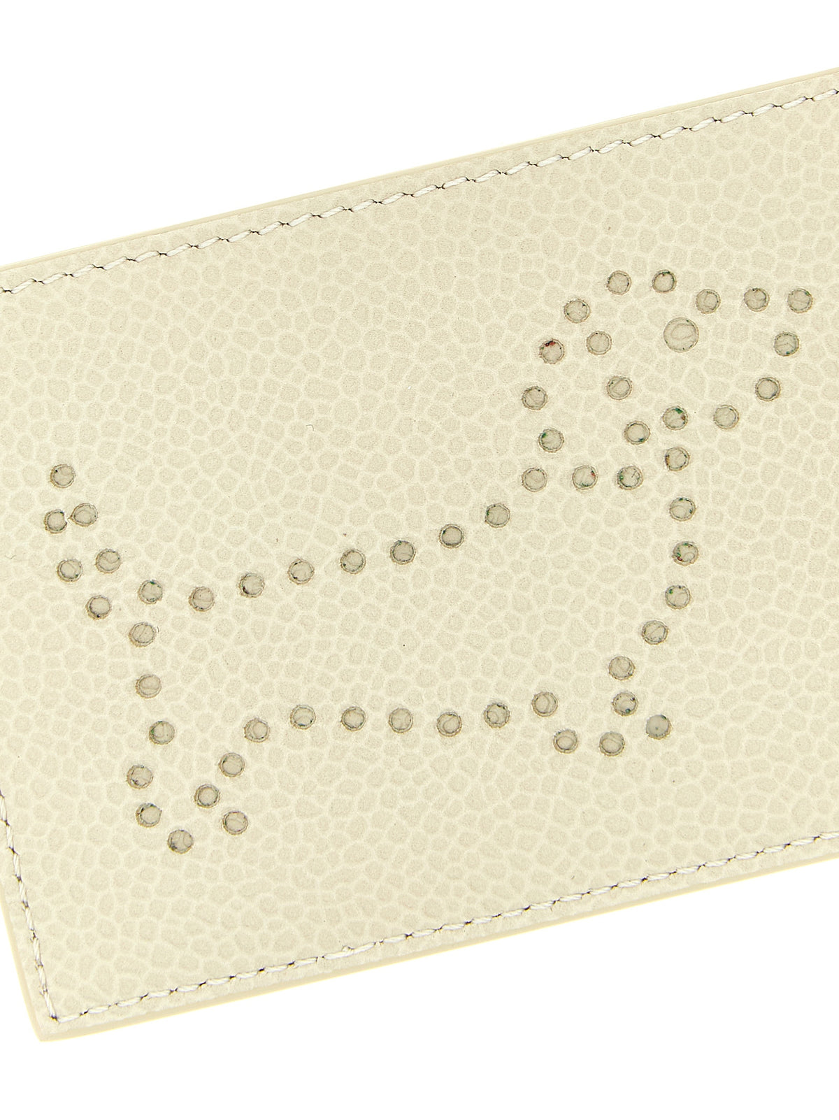 Thom Browne Beige Calfskin Cardholder