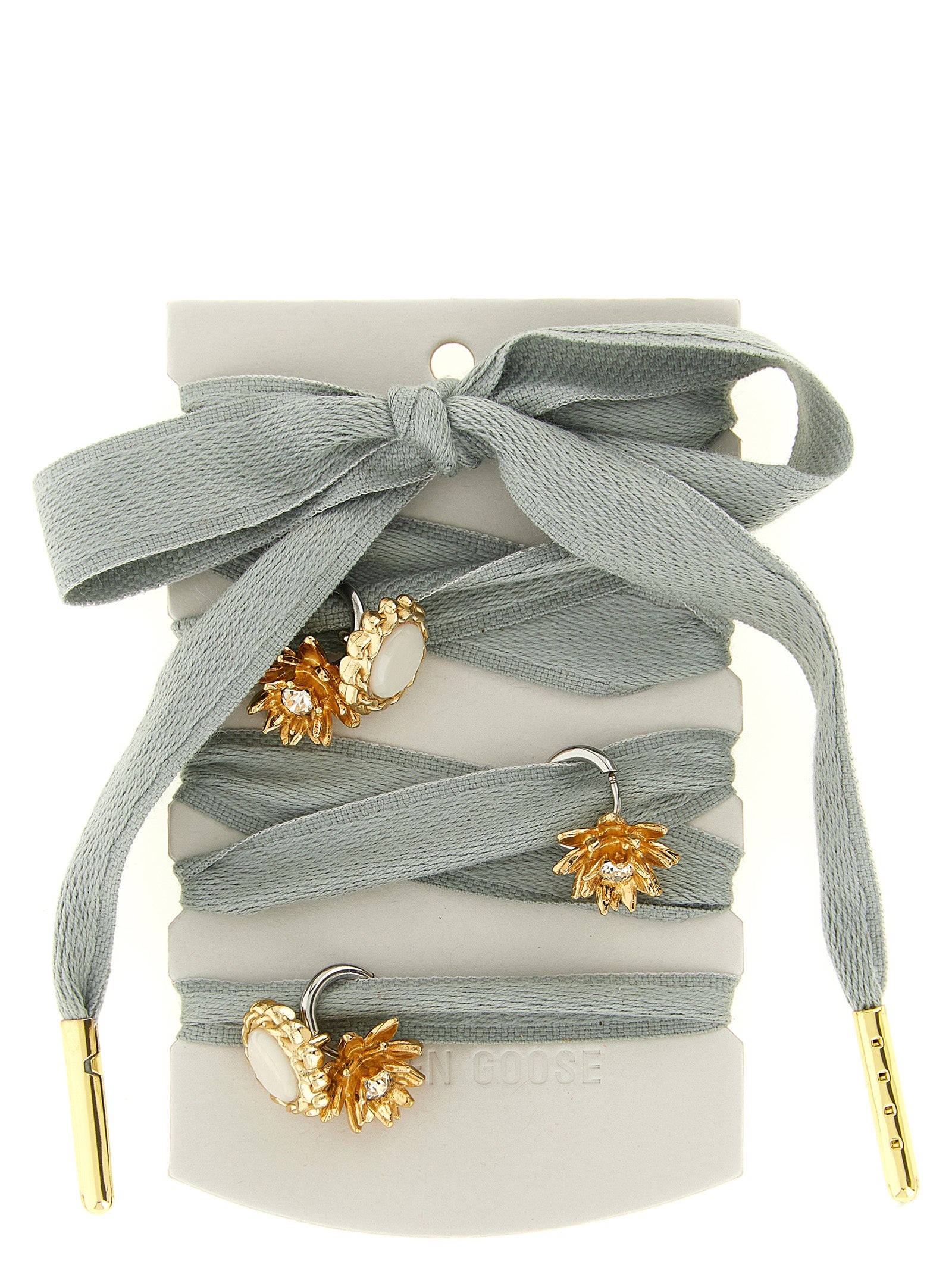 Golden Goose Gray Cotton Broch