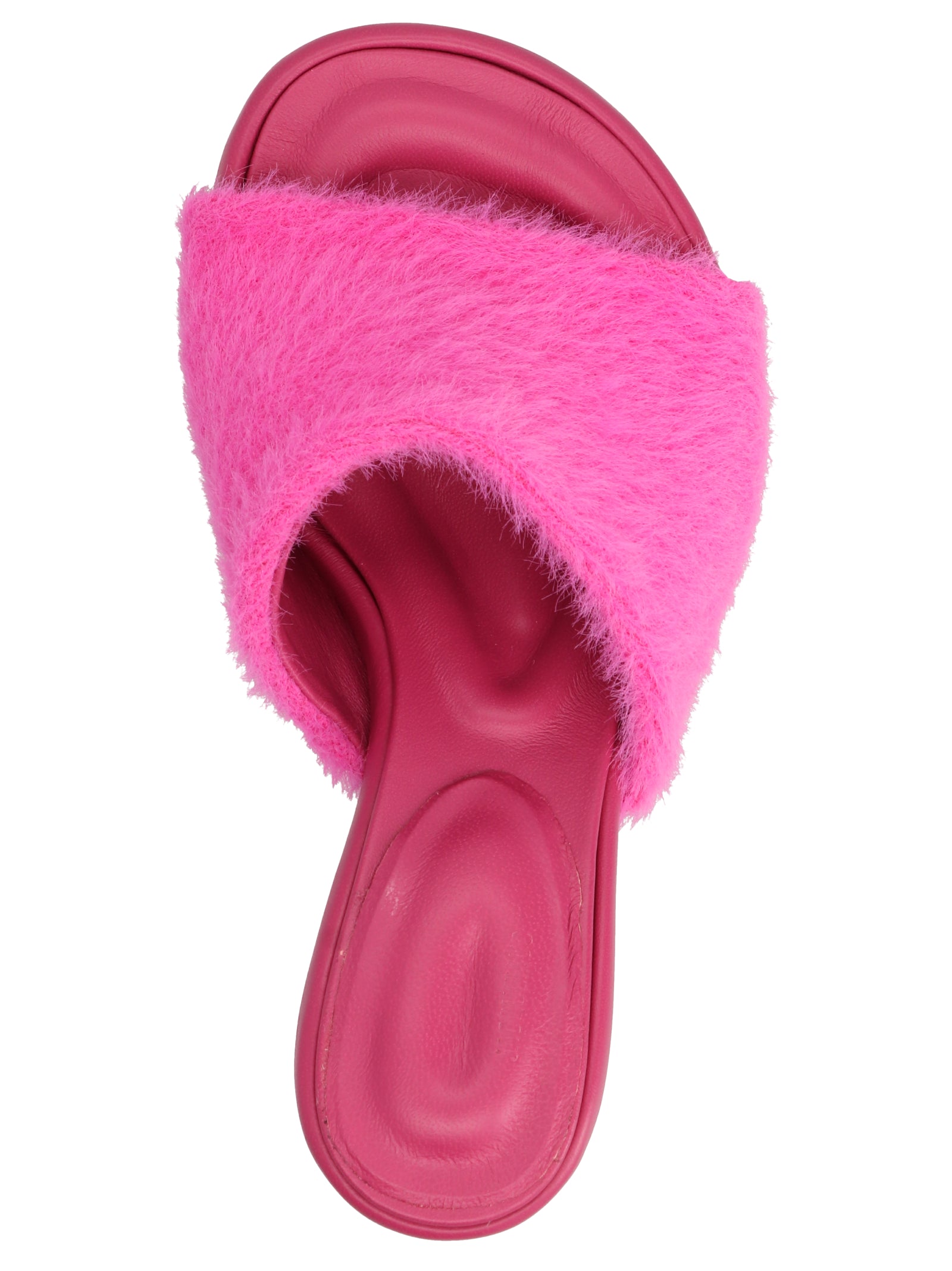 Jacquemus Fuchsia Polyamide Mules