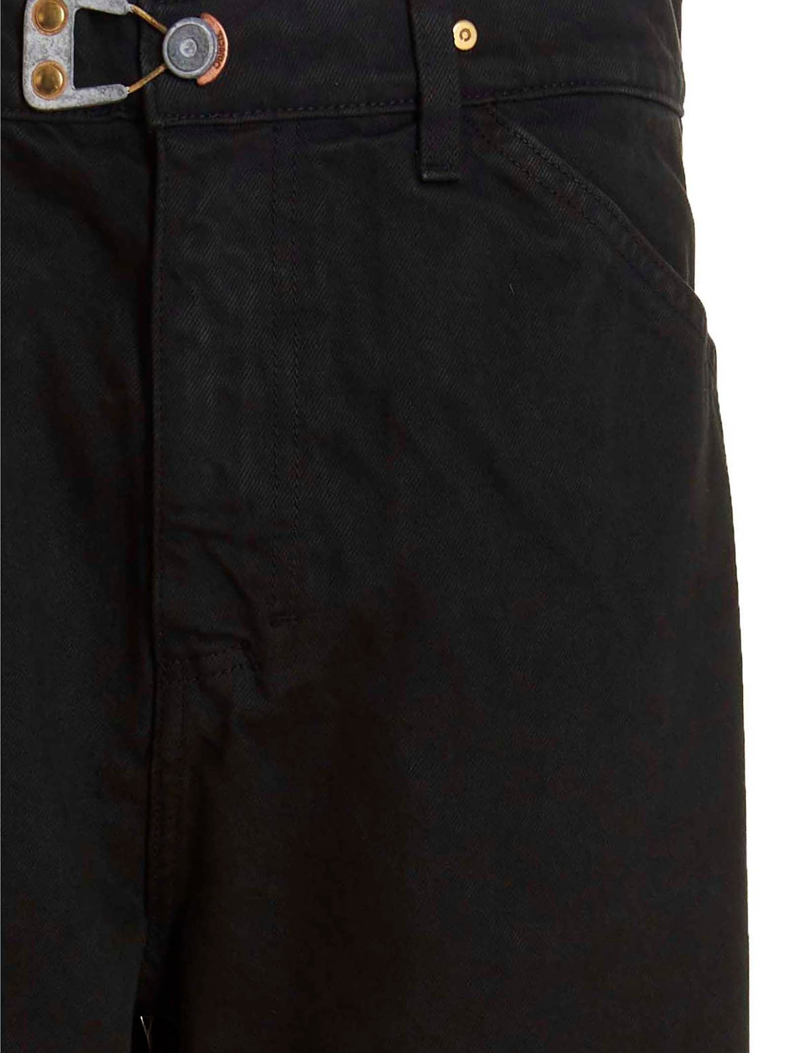 Objects IV Life Gray Cotton Straight-Leg Jeans