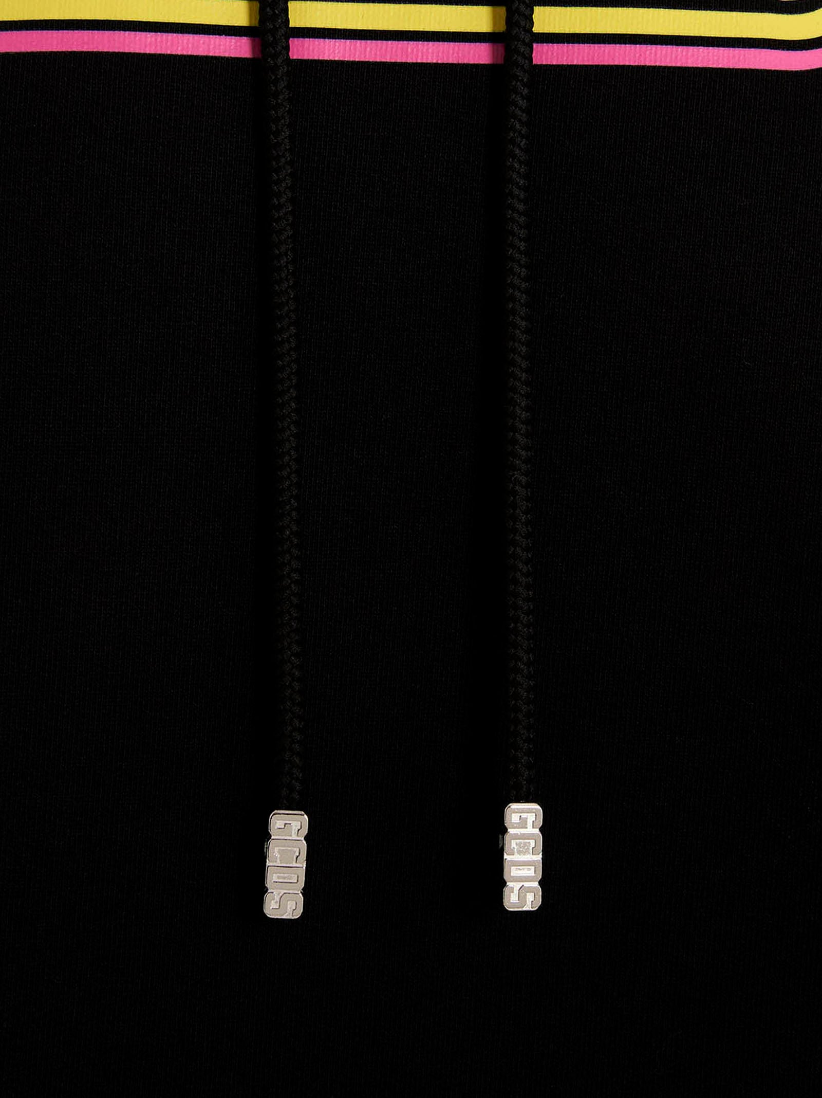 GCDS Black Cotton Sweatshirt