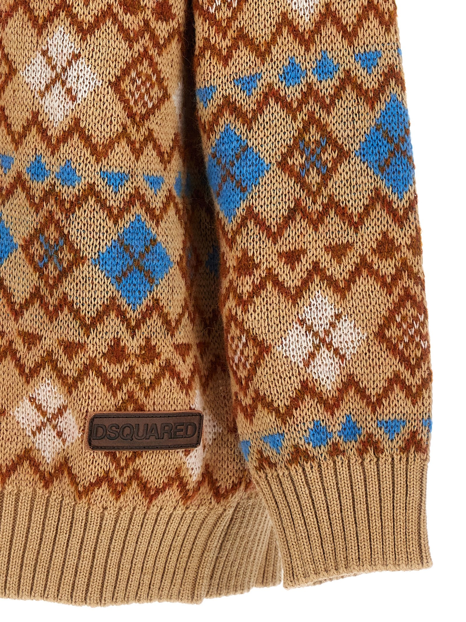 Dsquared² Multicolor Wool Cardigan