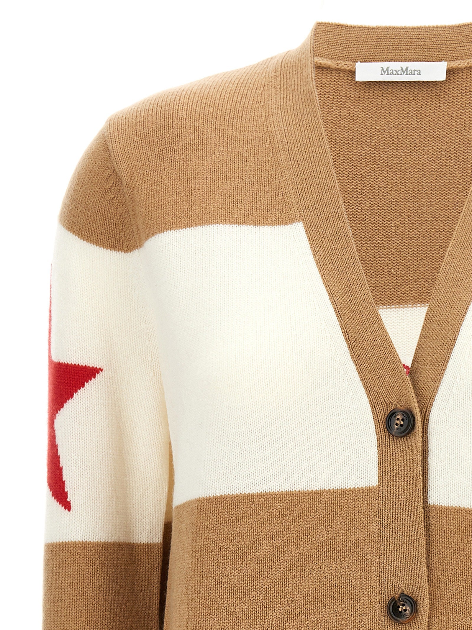 Max Mara Multicolor Wool Cardigan