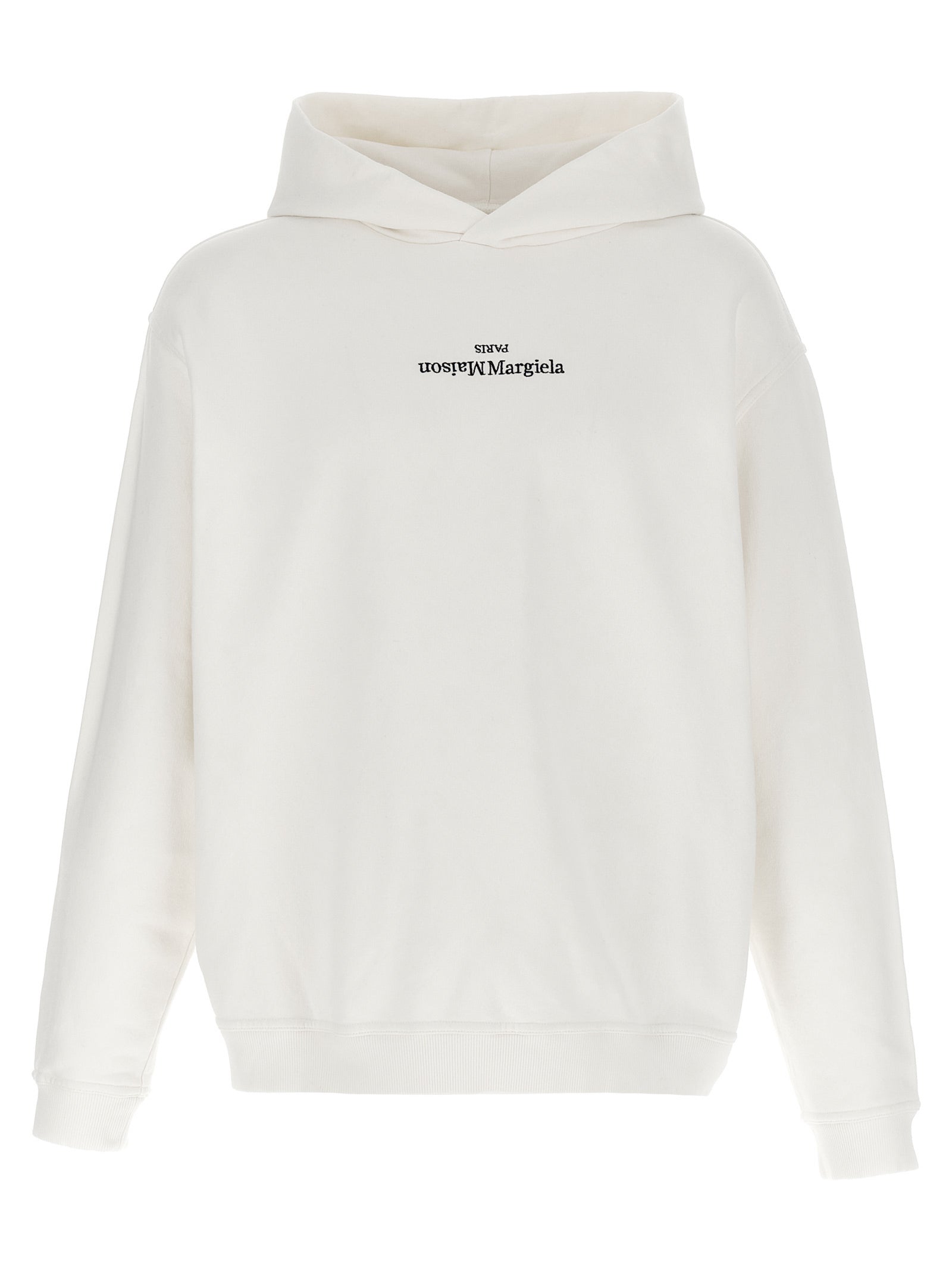 Maison Margiela White Cotton Sweatshirt
