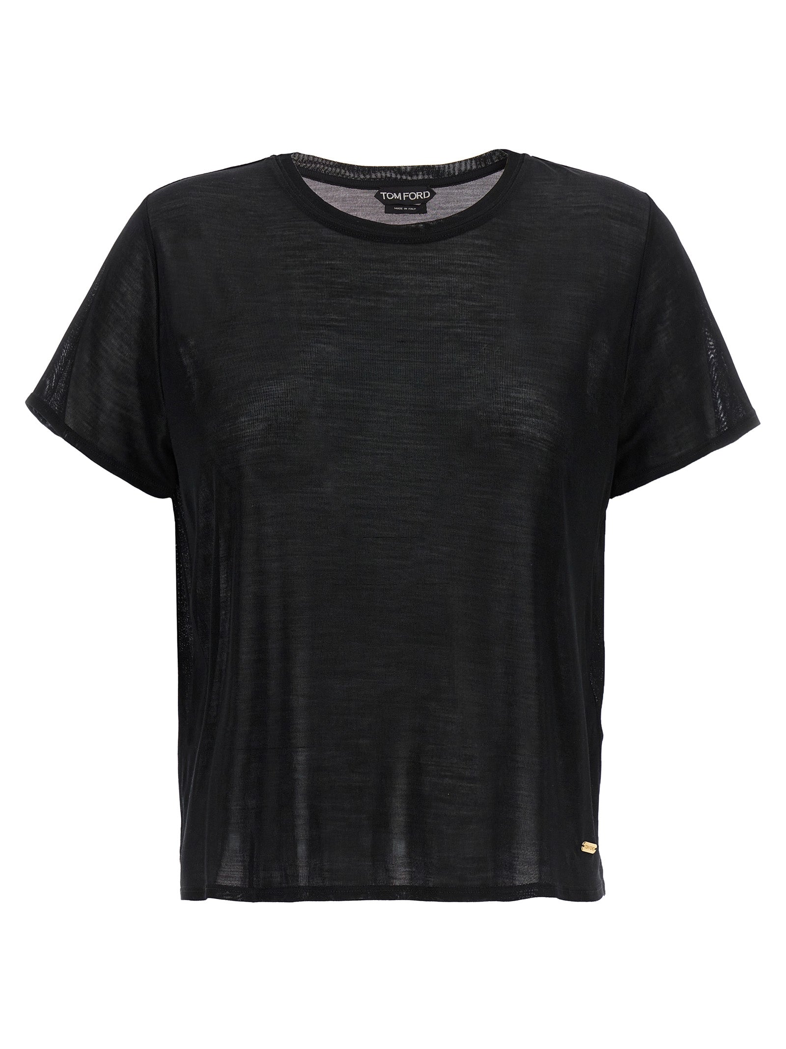 Tom Ford Black Silk T-Shirt