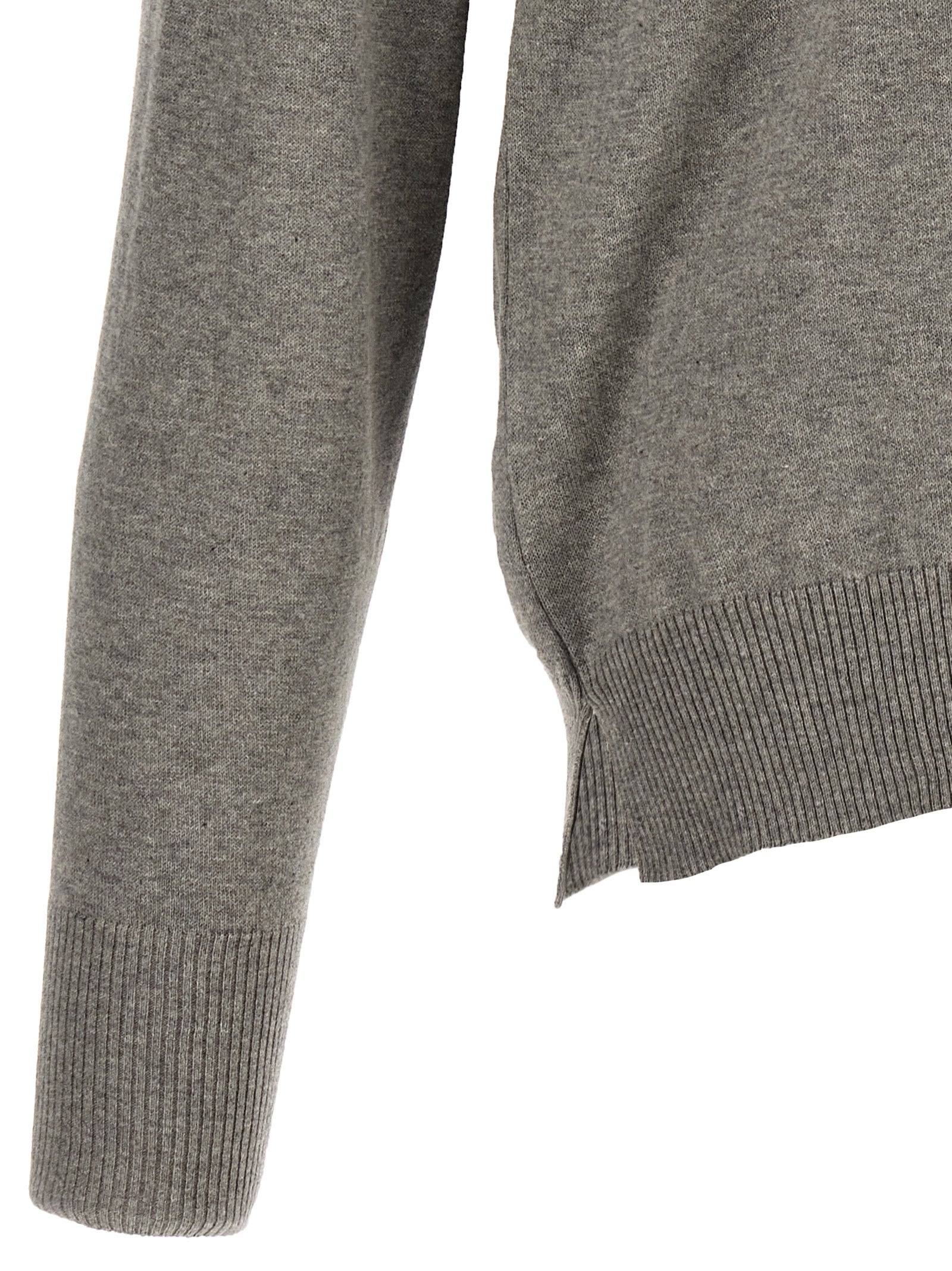 MA'RY'YA Gray Cotton Cardigan