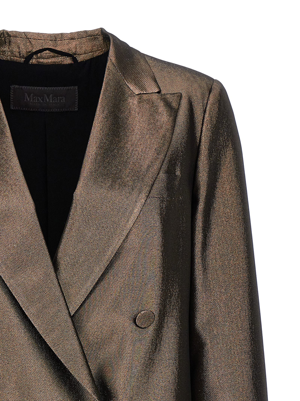 Max Mara Brown Silk Blazer