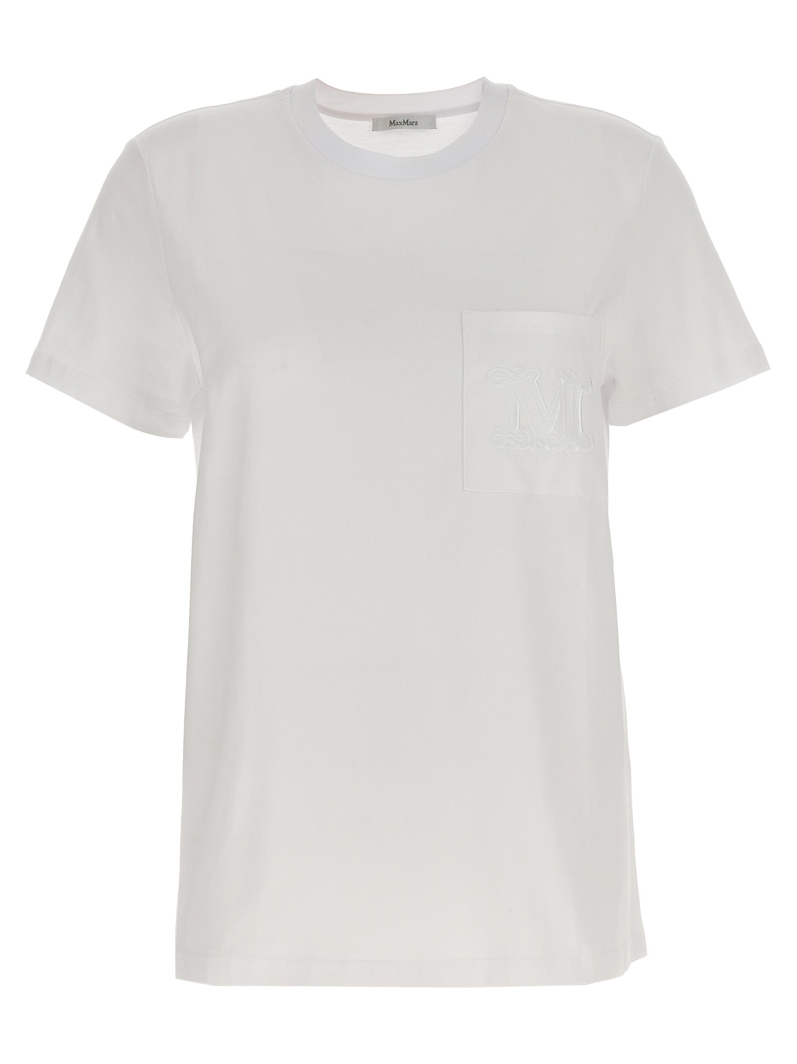 Max Mara White Cotton T-Shirt