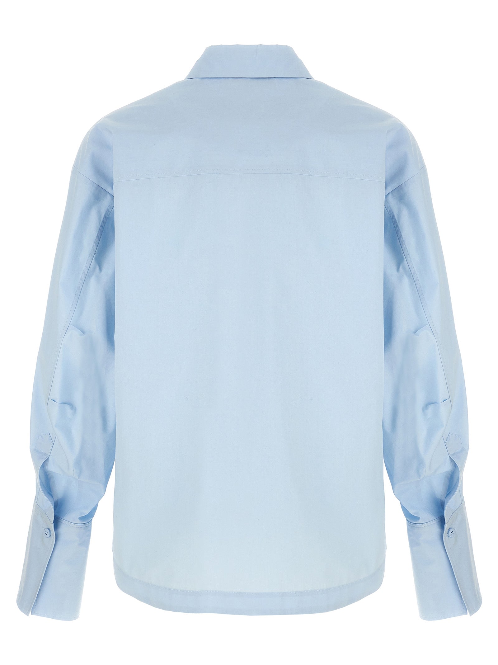 The Attico Blue Cotton Blouse