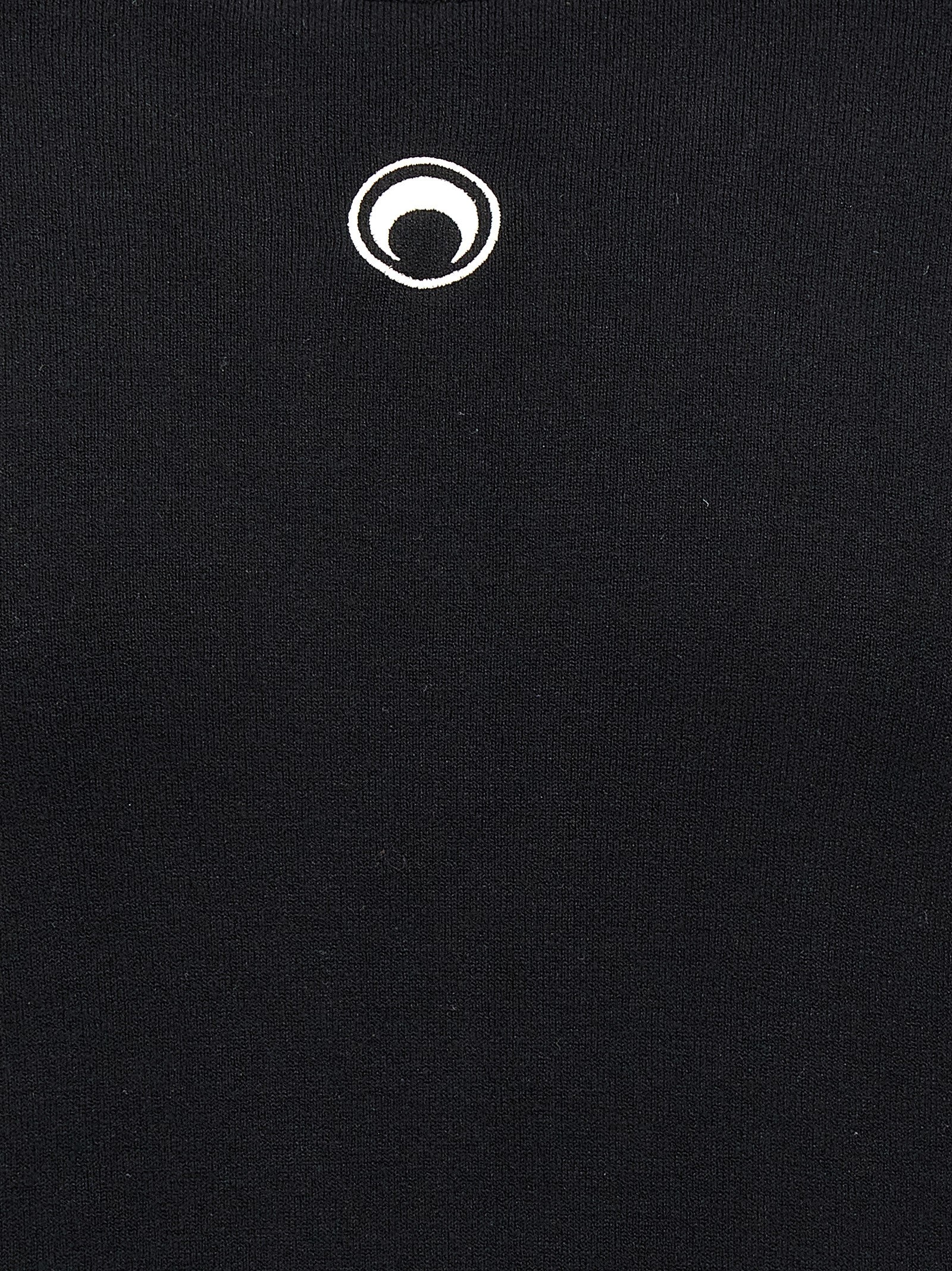 Marine Serre Black Viscose Cardigan