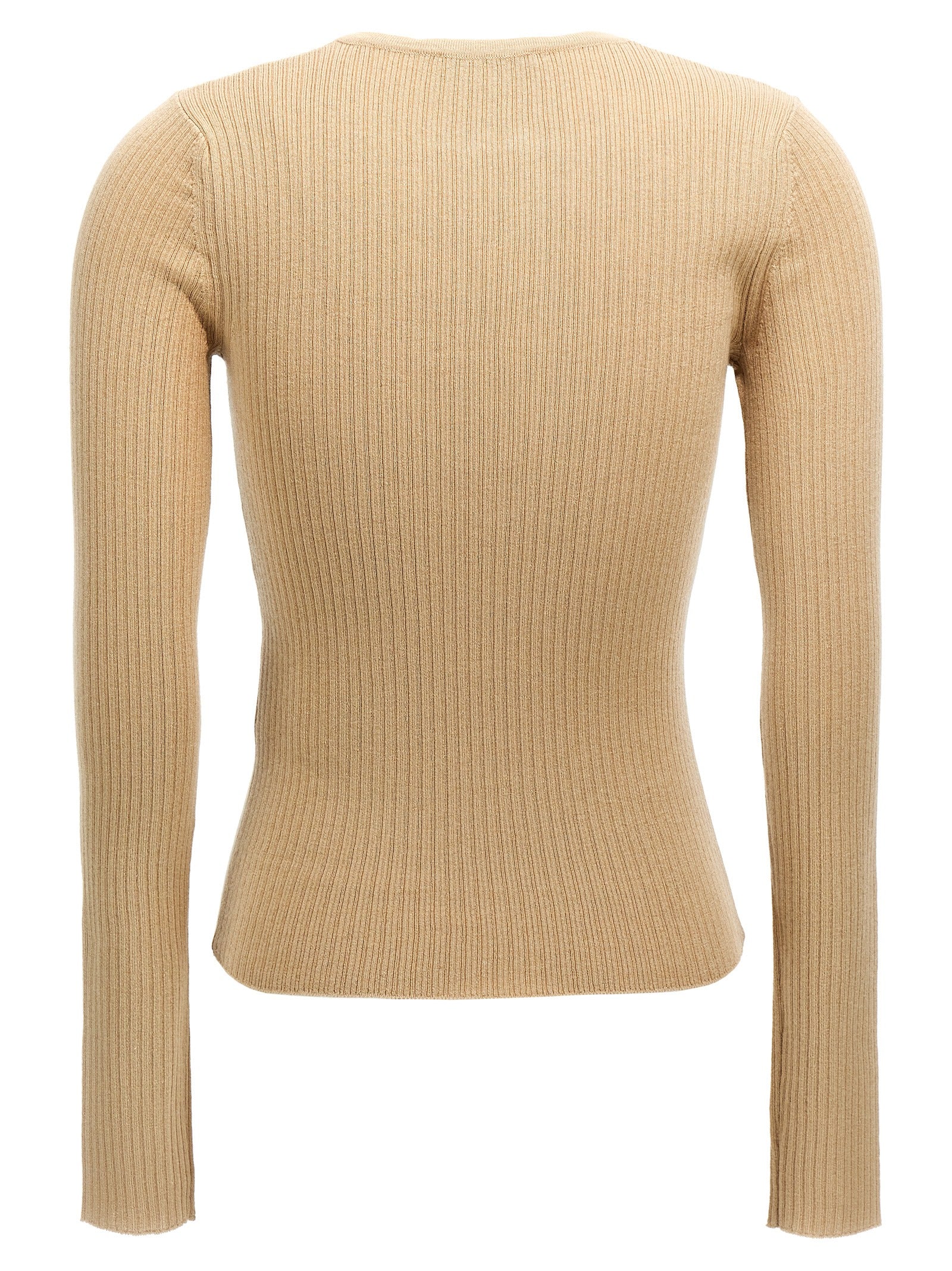 Max Mara Beige Silk Cardigan