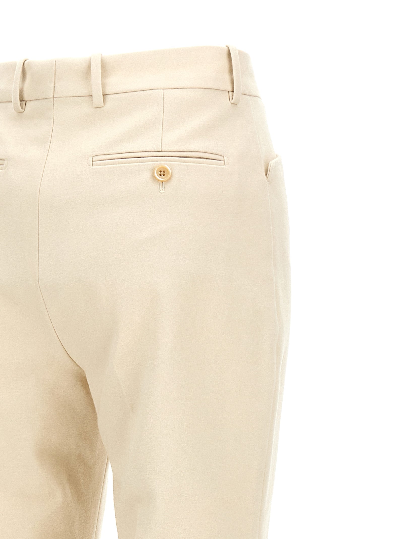 Tom Ford White Cotton Flared Pants