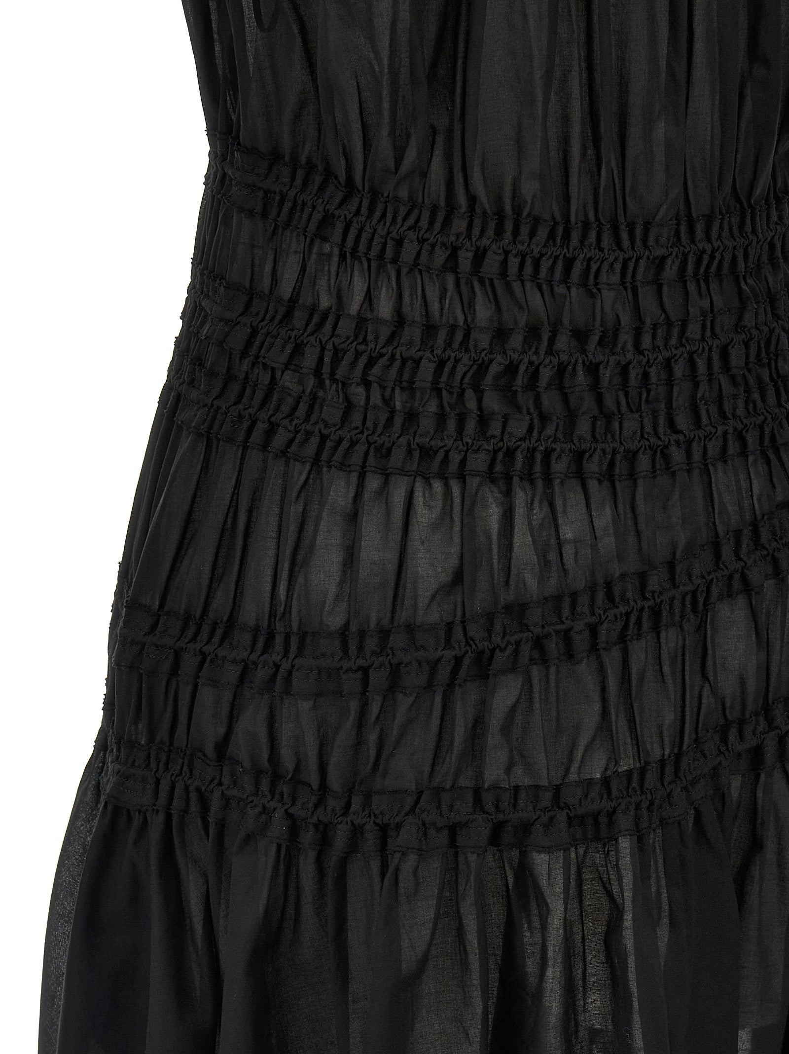 Tory Burch Black Cotton Short Dress