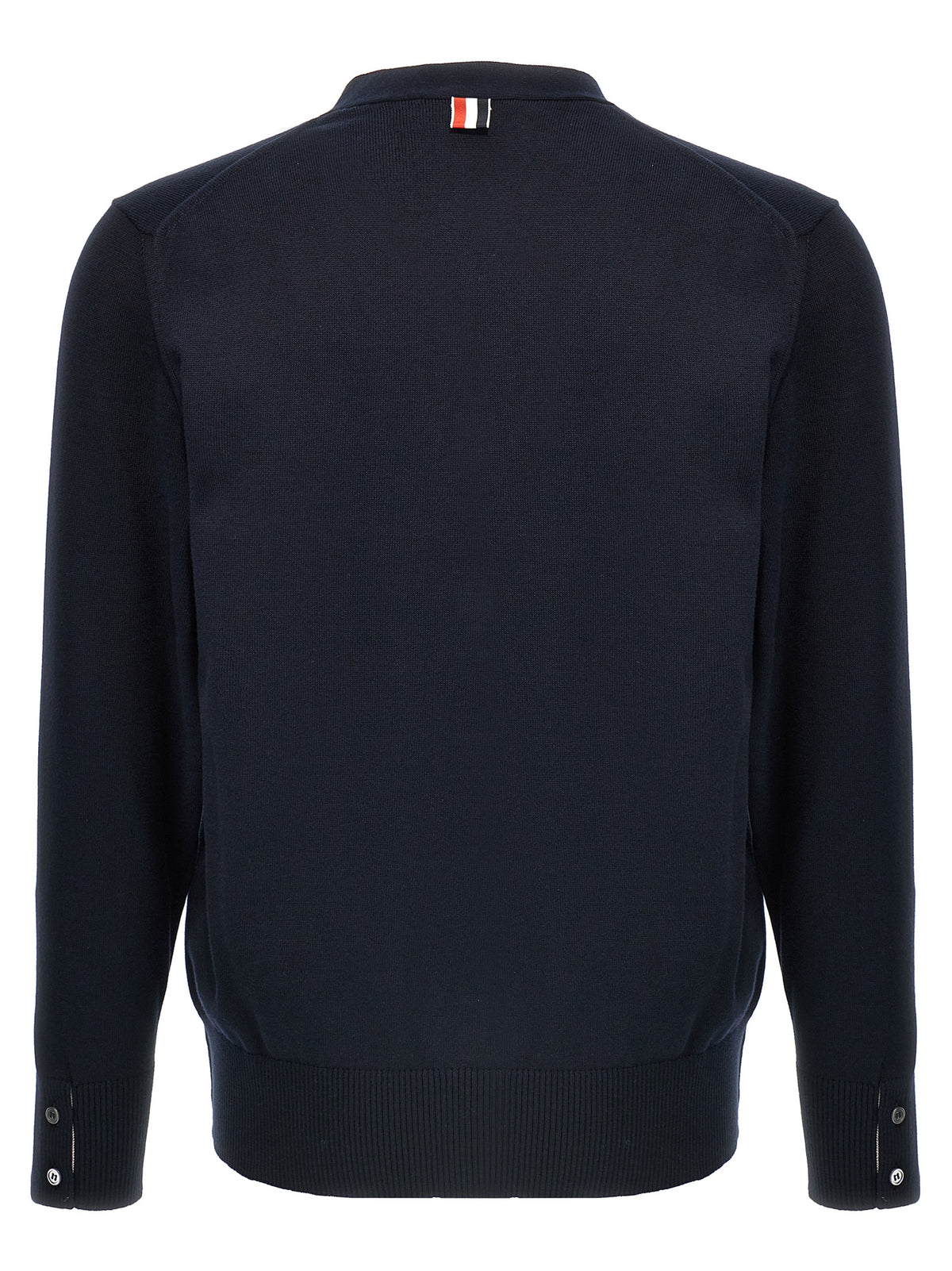 Thom Browne Blue Cotton Cardigan