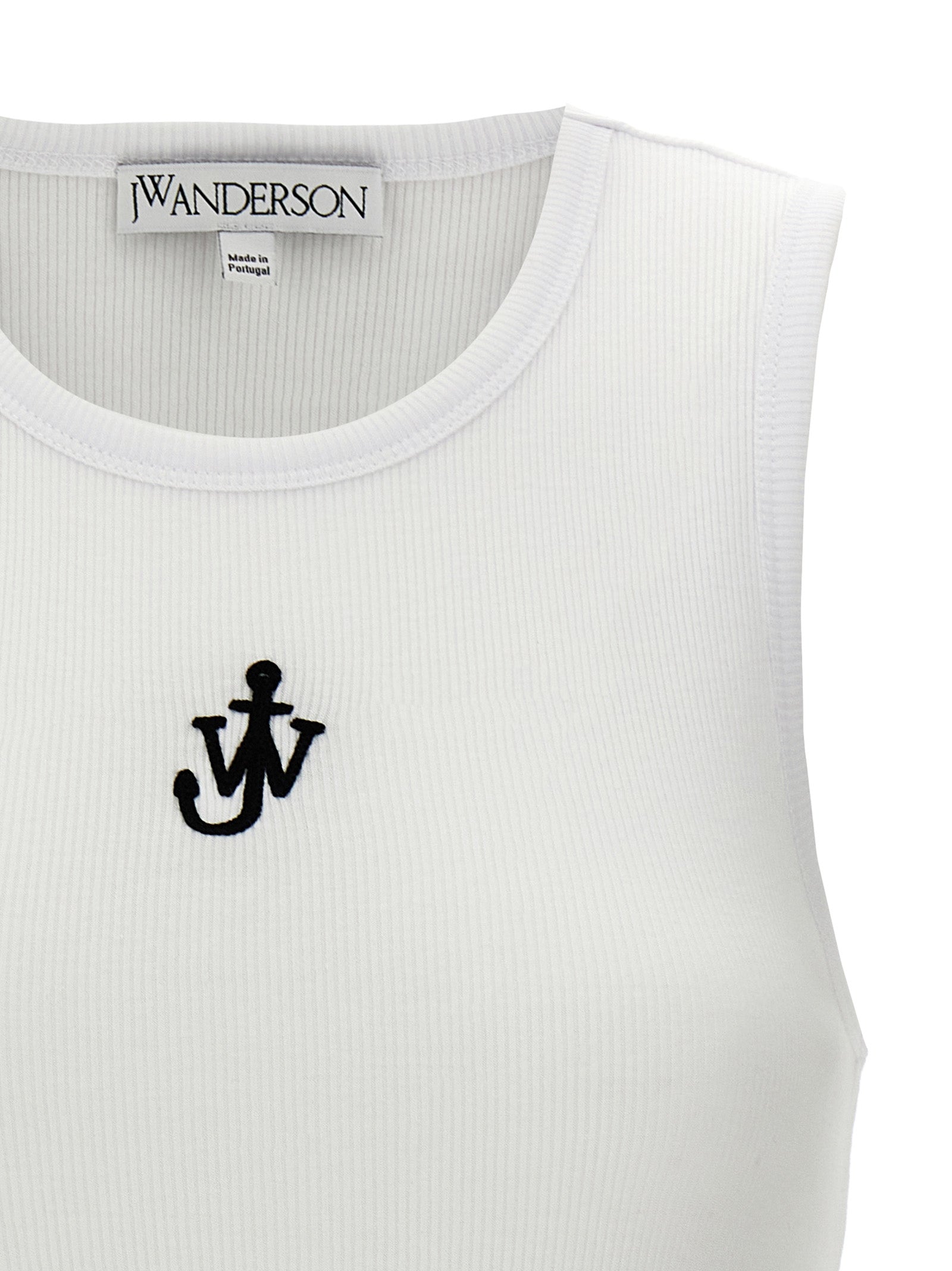J.W.Anderson Bicolor Cotton Sleeveles T-Shirt