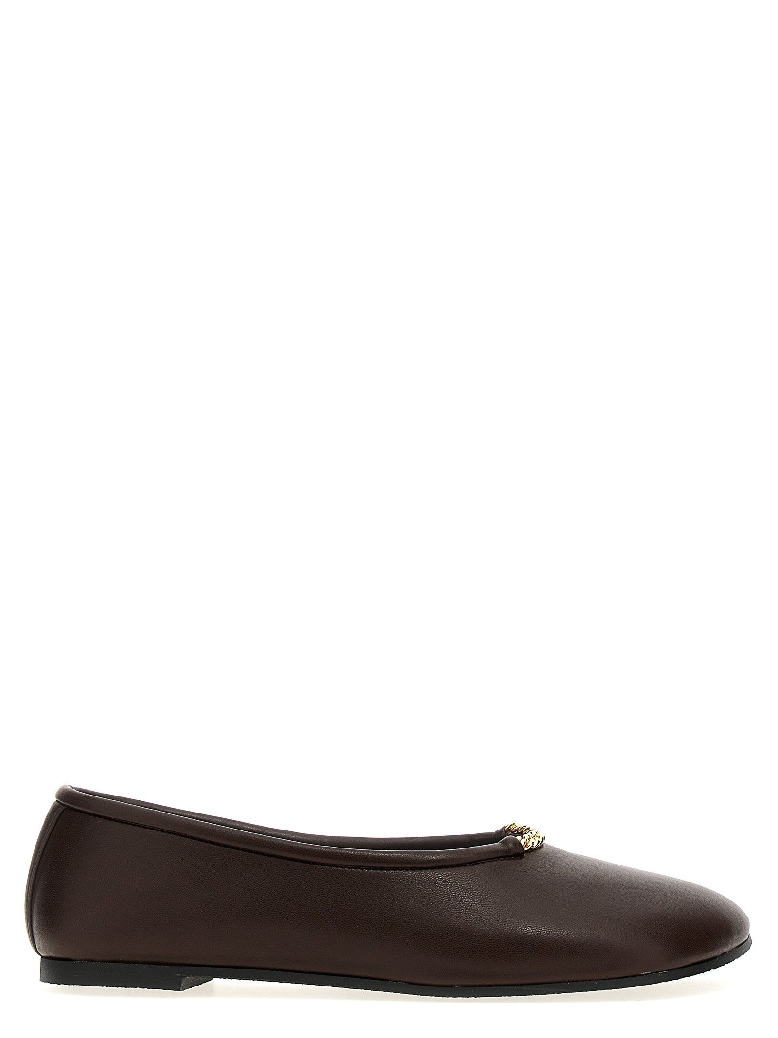 Stella McCartney Brown Polyethylene Ballet Flats
