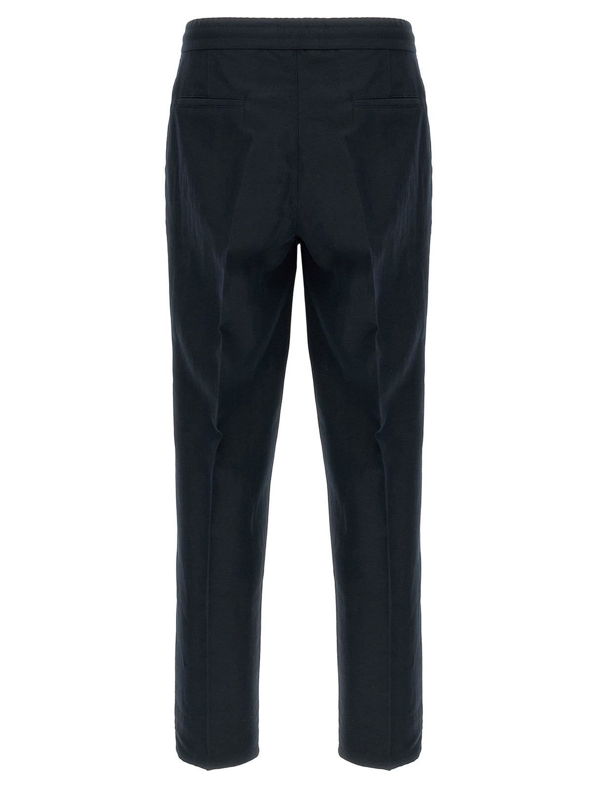Brunello Cucinelli Blue Linen Casual Pants