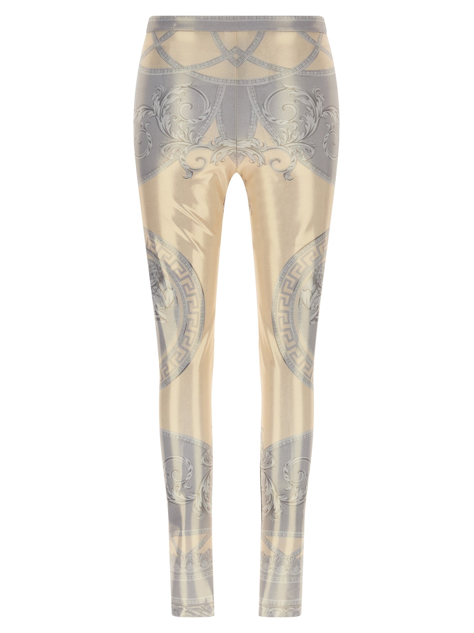 Versace Multicolor Polyester Leggings