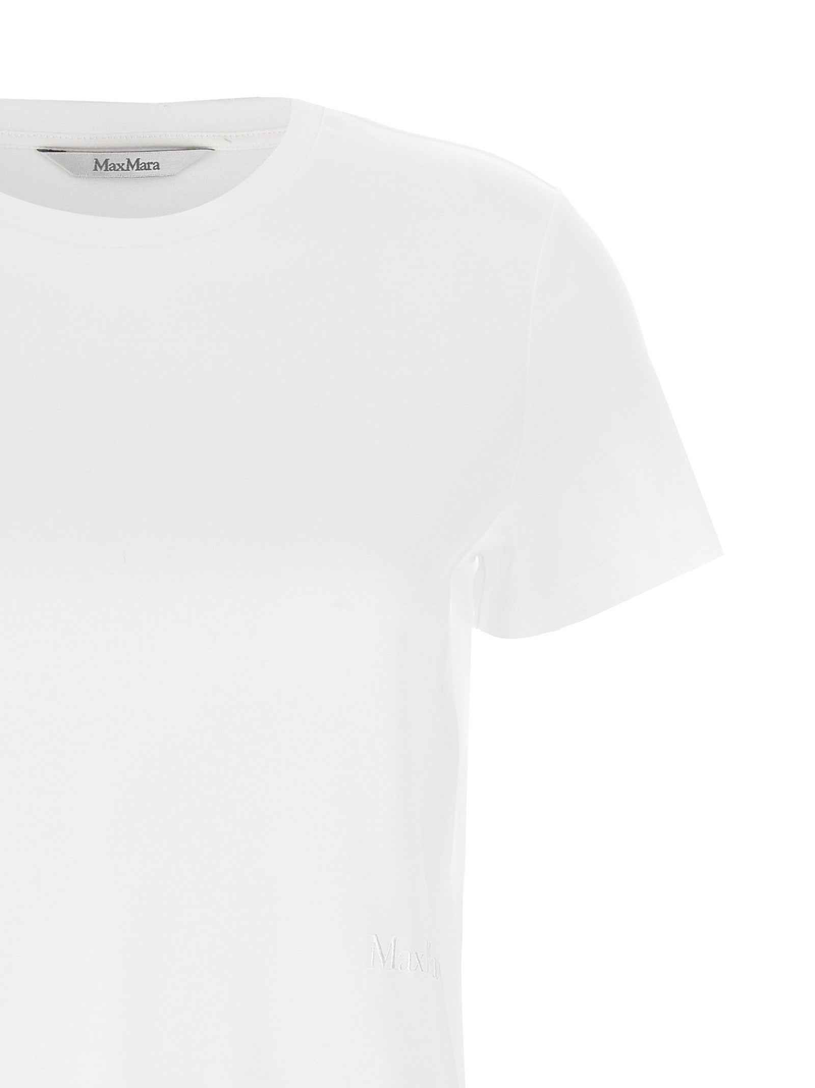 Max Mara White Cotton T-Shirt