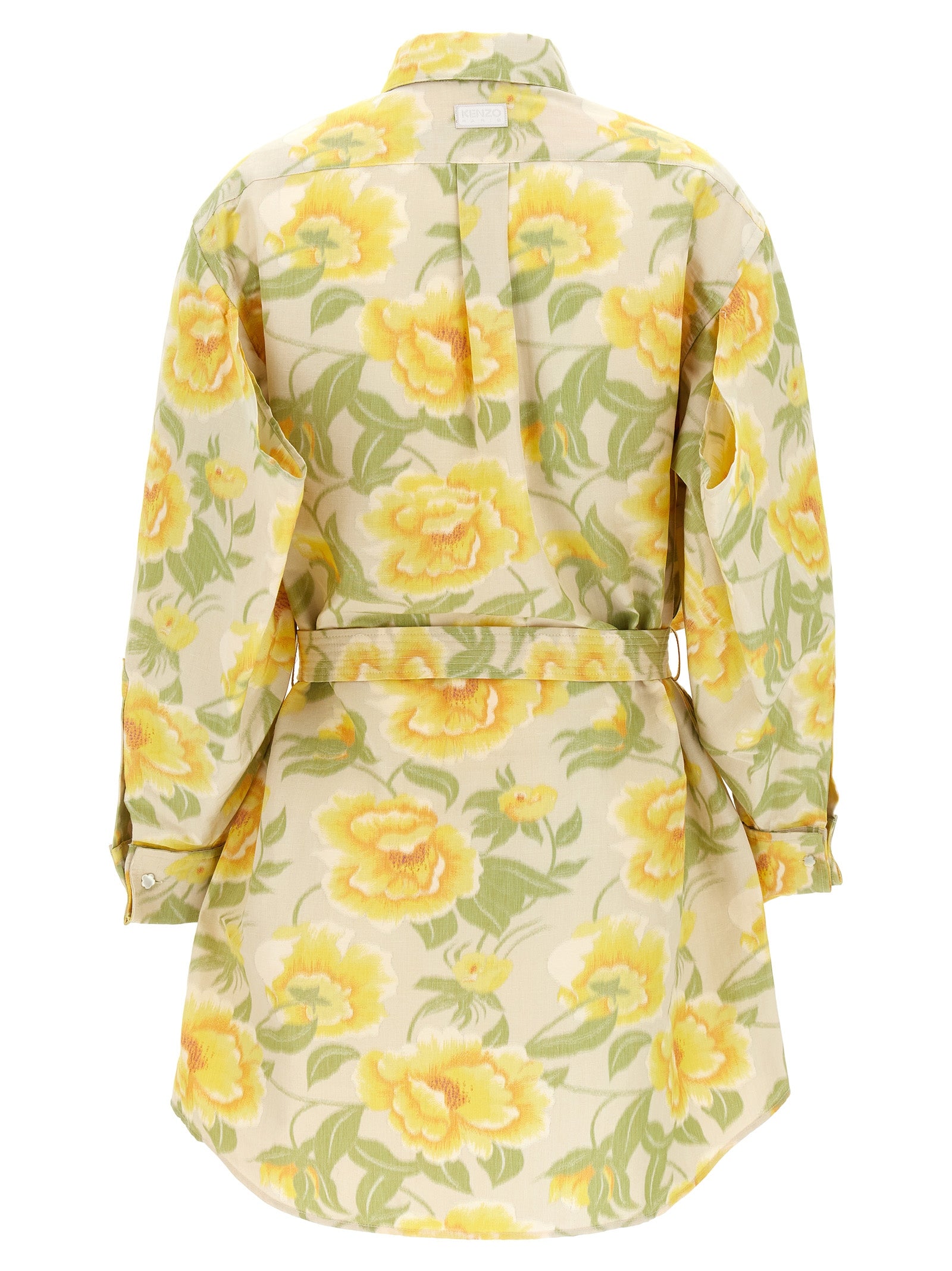 Kenzo Multicolor Polyester Short Dress