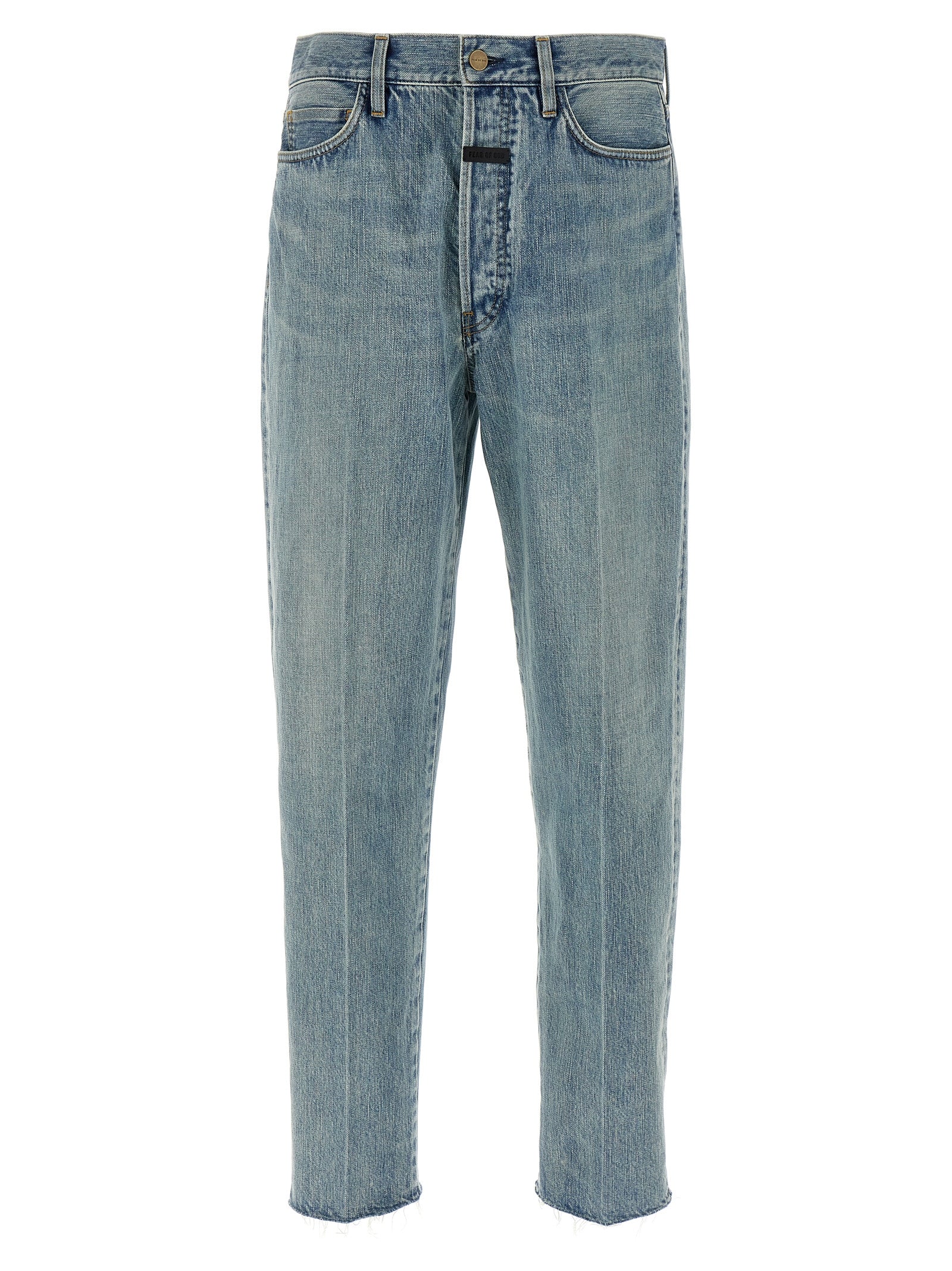 Fear Of God Blue Cotton Jeans Denim