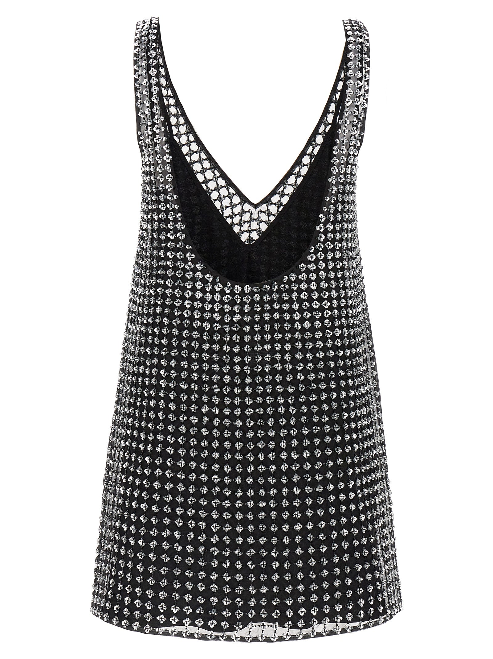 Max Mara Black Silk Short Dress