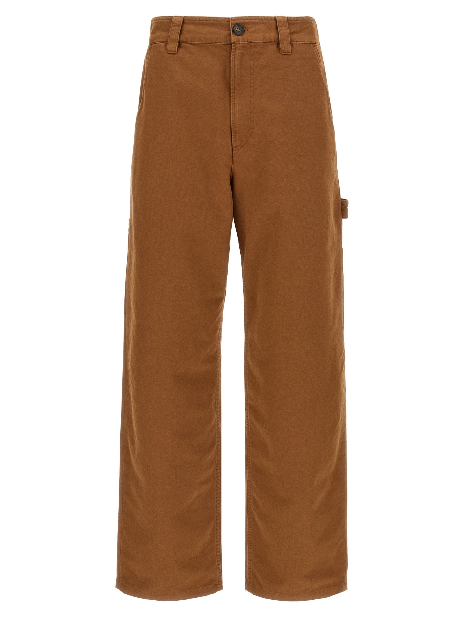 A.P.C. Brown Cotton Casual Pants