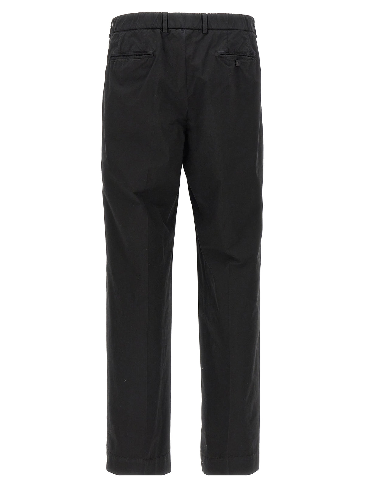CELLAR DOOR Black Cotton Casual Pants