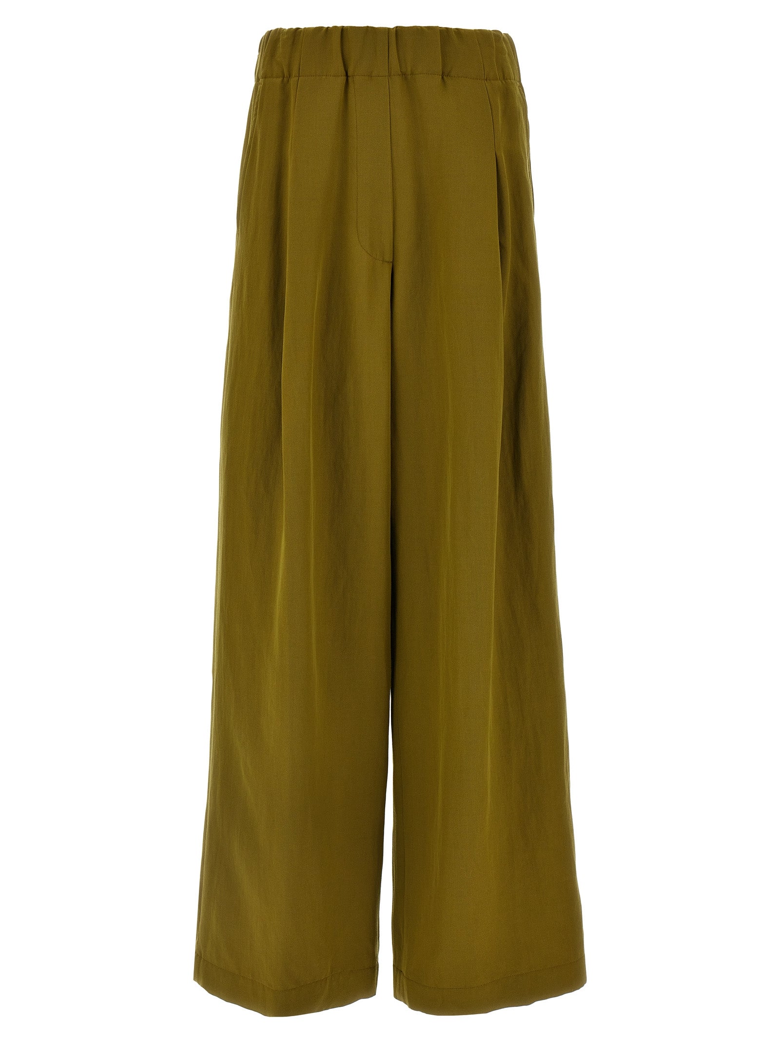 Dries Van Noten Bicolor Wool Casual Pants