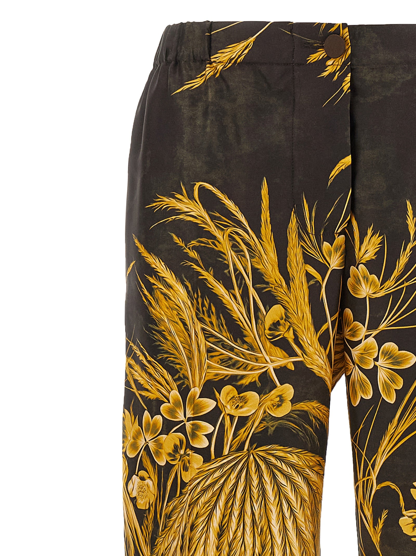 F.R.S. - FOR RESTLESS SLEEPERS Multicolor Silk Casual Pants
