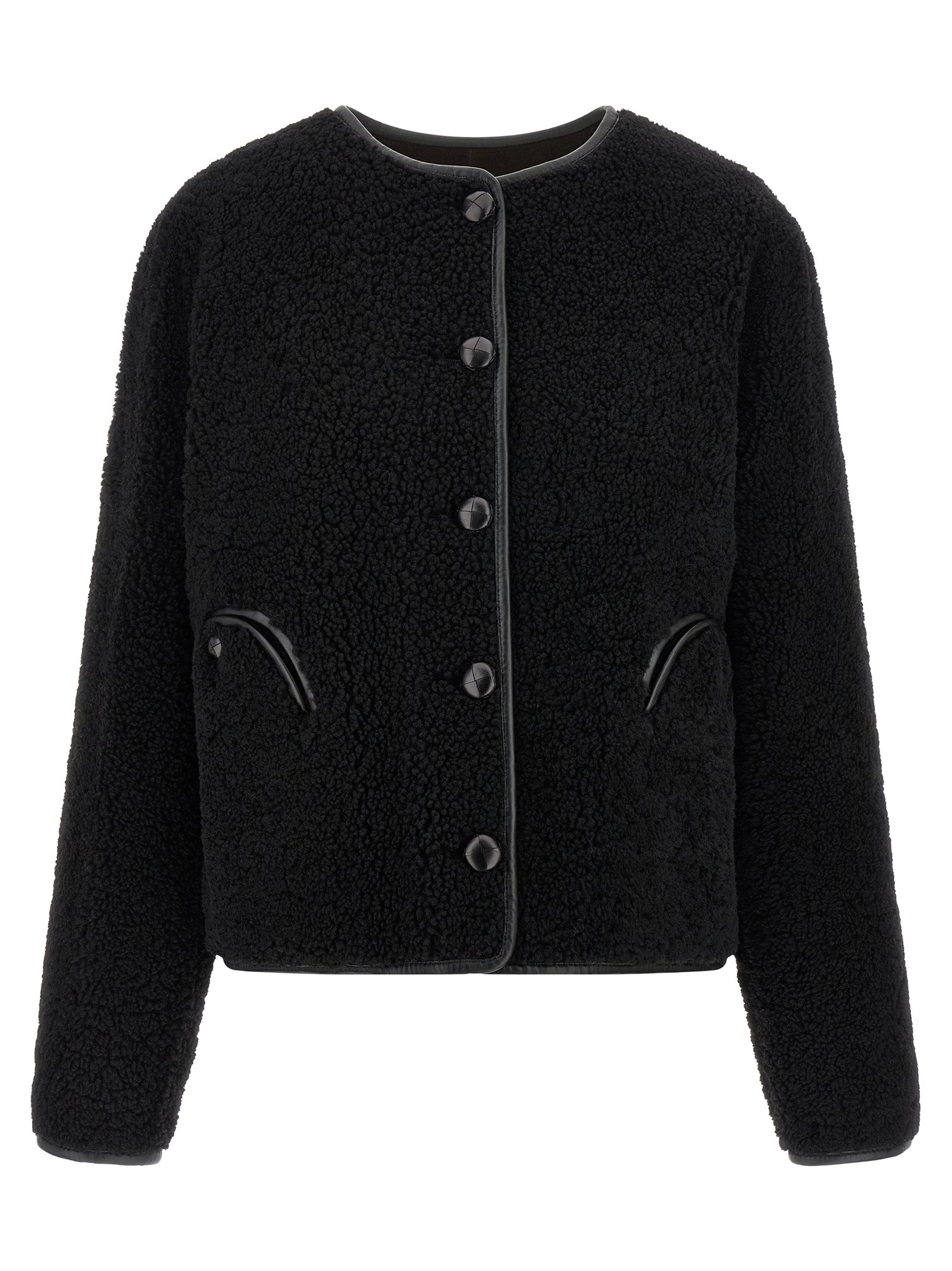 Blazé Milano Black Lamb Leather Shell Jacket