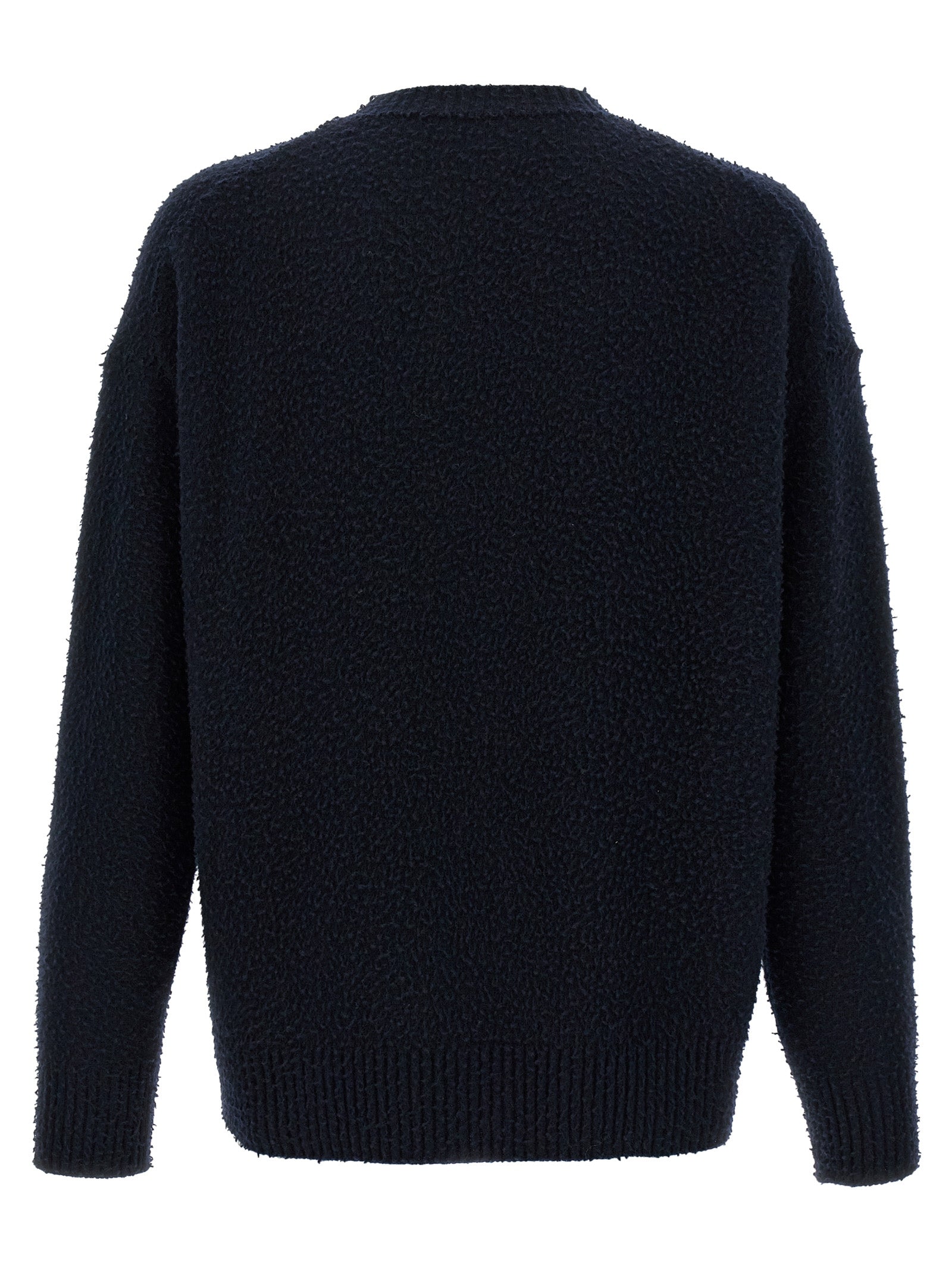 Roberto Collina Blue Merino Wool Cardigan