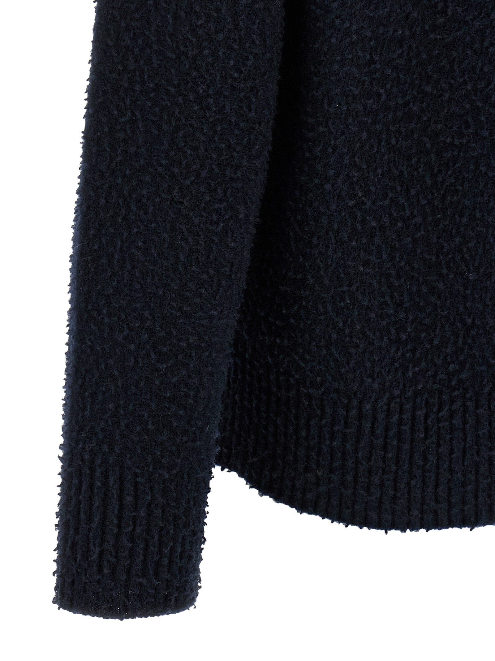Roberto Collina Blue Merino Wool Cardigan
