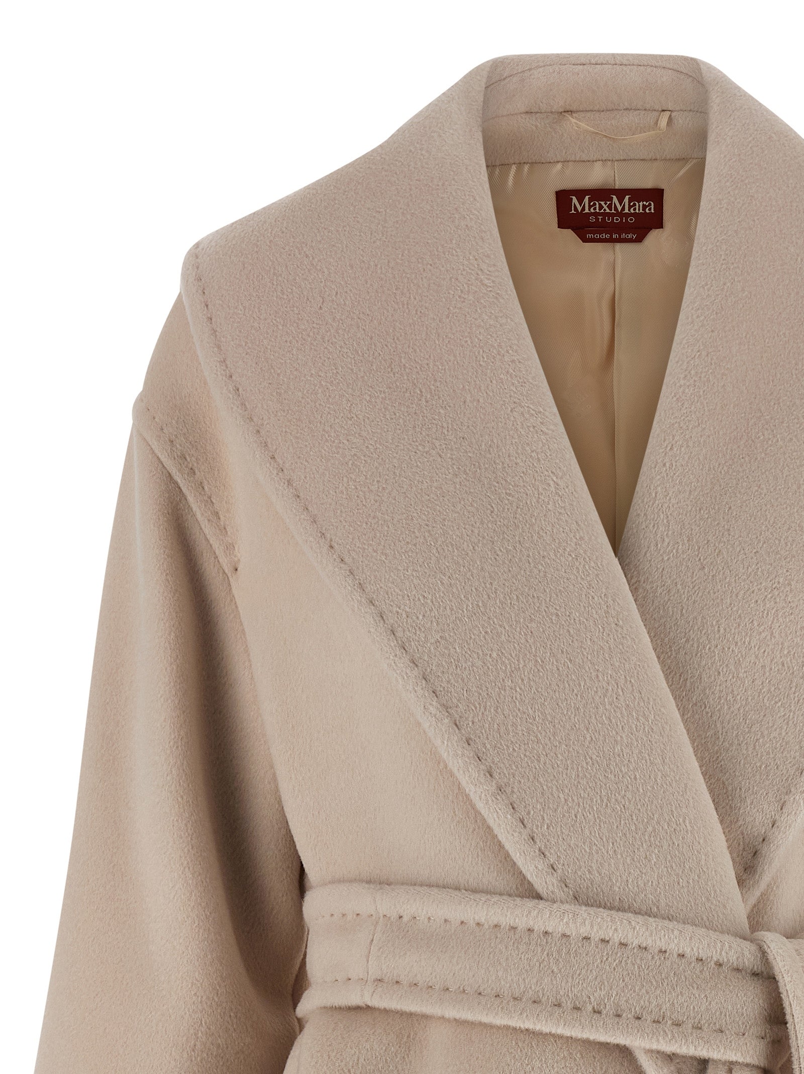 Max Mara Beige Wool Coat