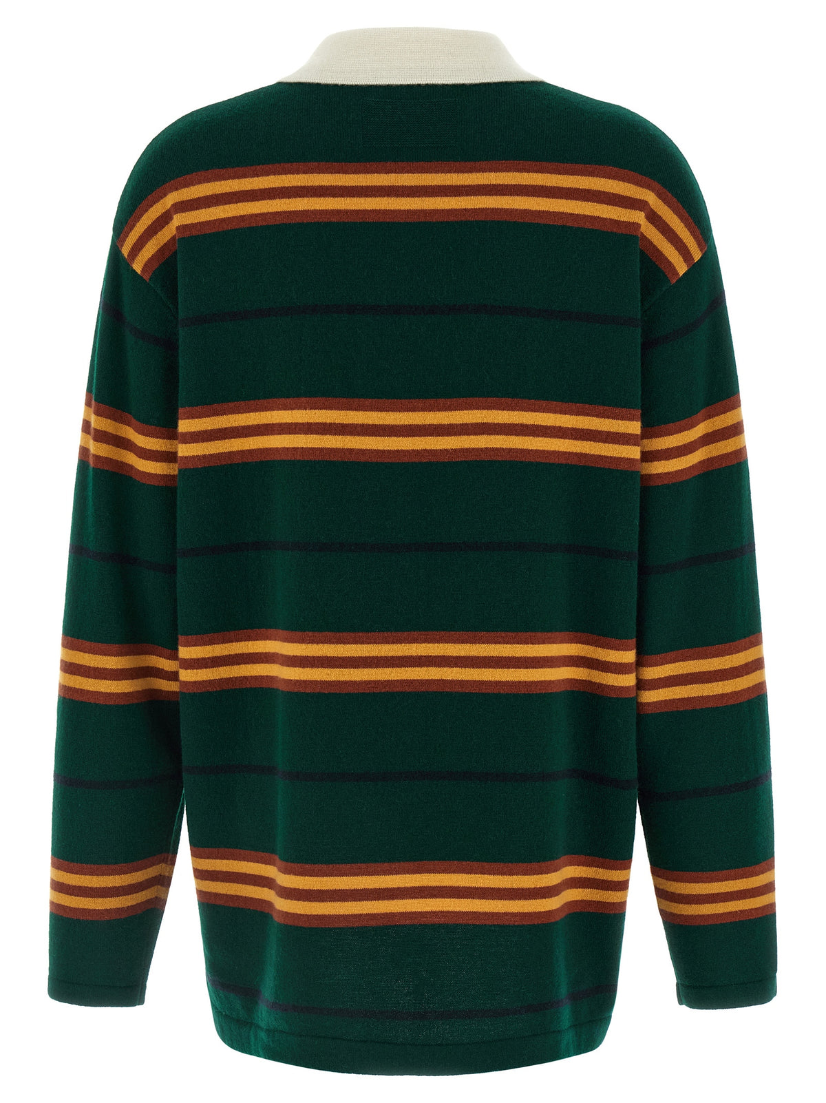 Guest in Residence Bicolor Cashmere Polo Shirt