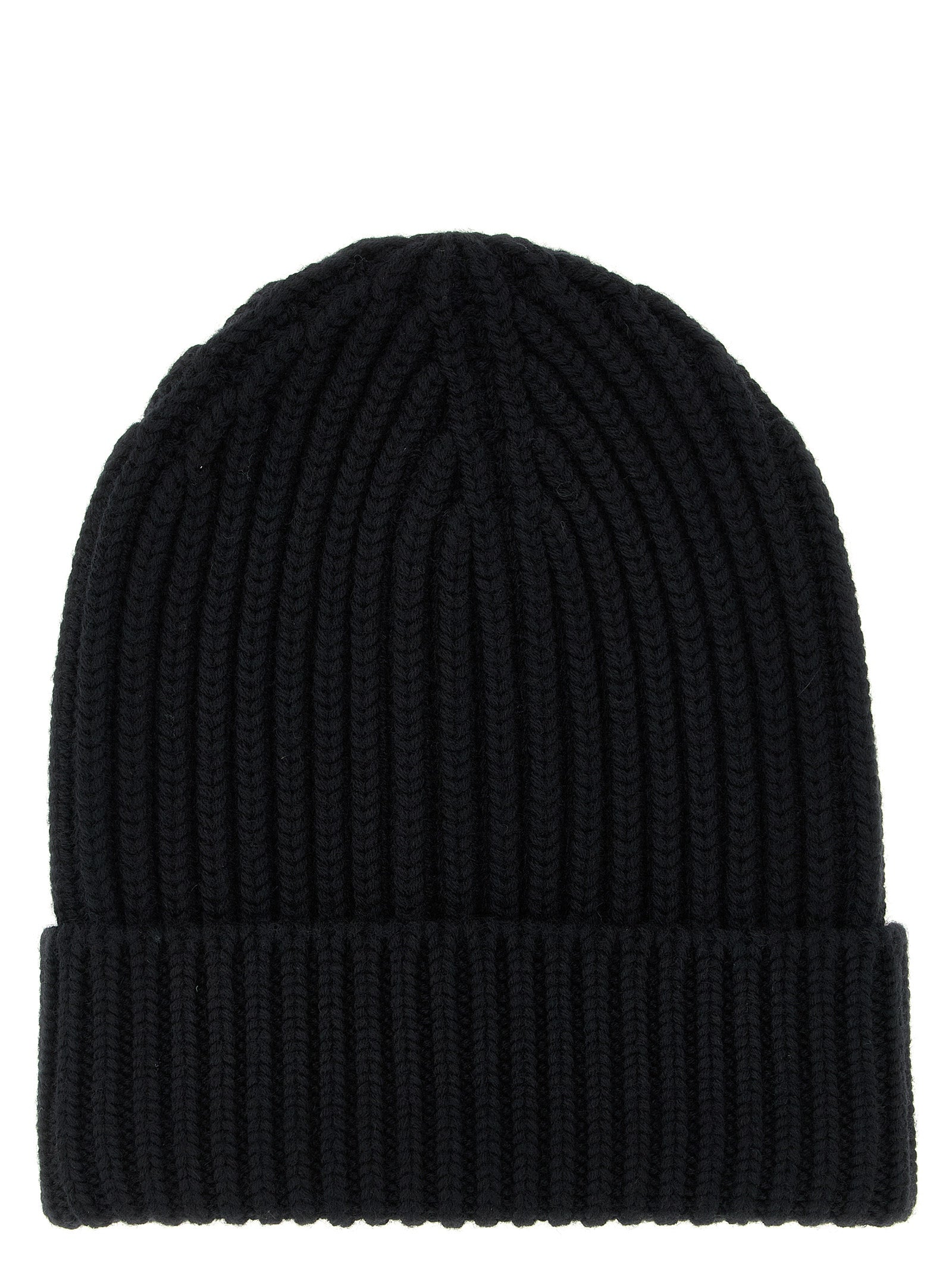 Dolce & Gabbana Black Wool Beanie