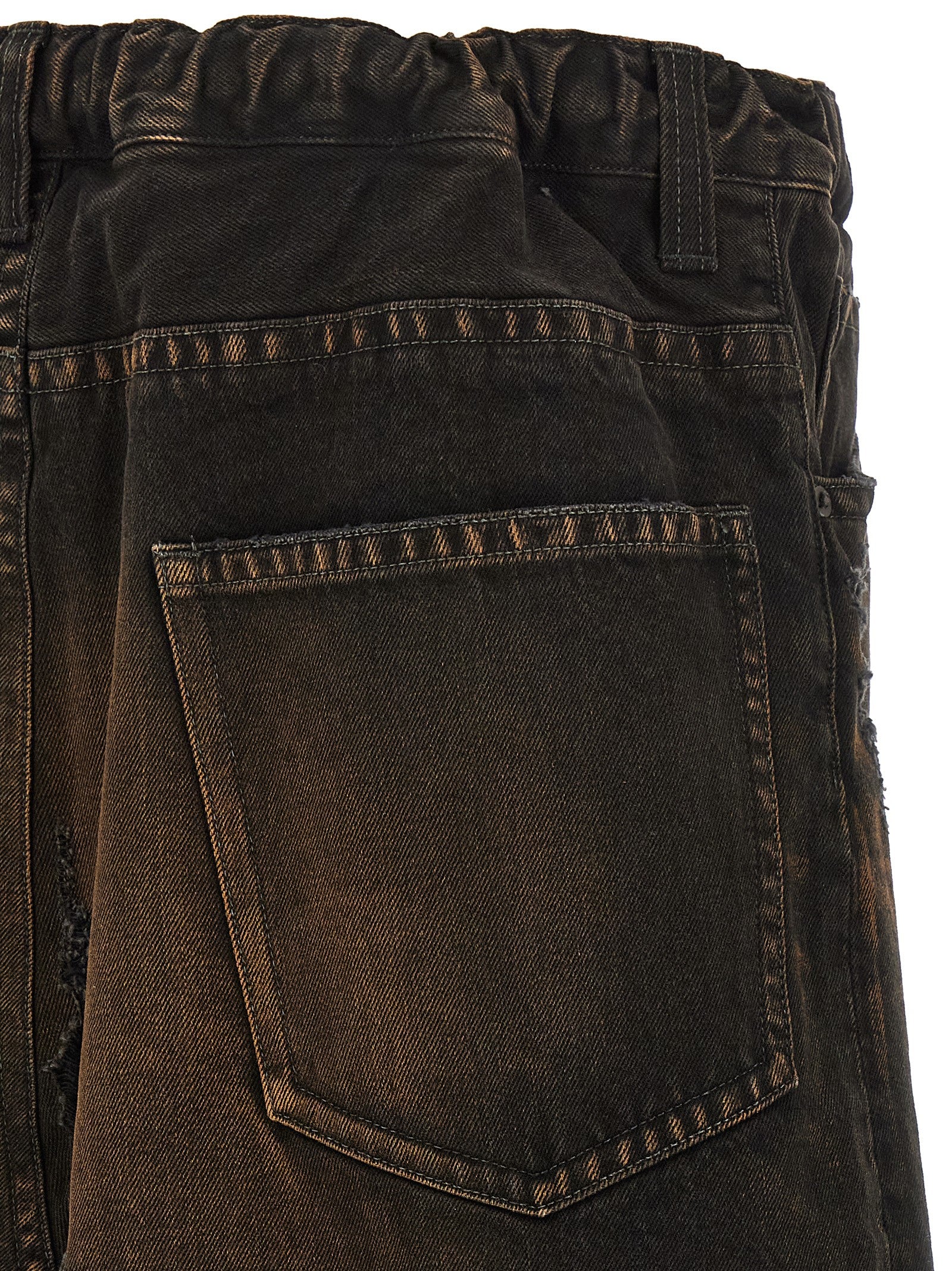 Maison Mihara Yasuhiro Black Cotton Casual Pants