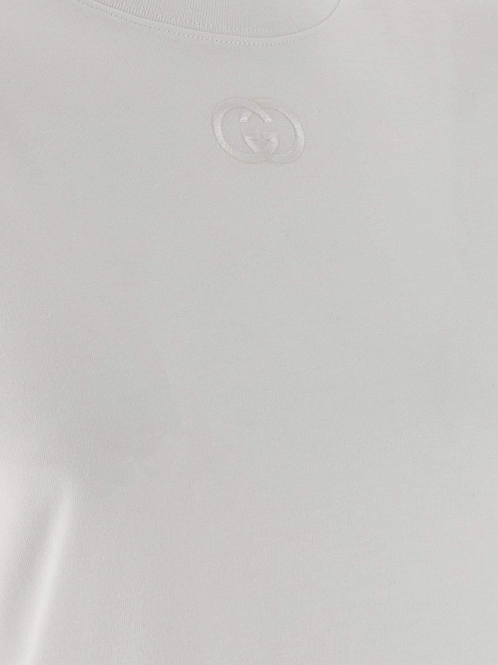 Gucci White Cotton T-Shirt