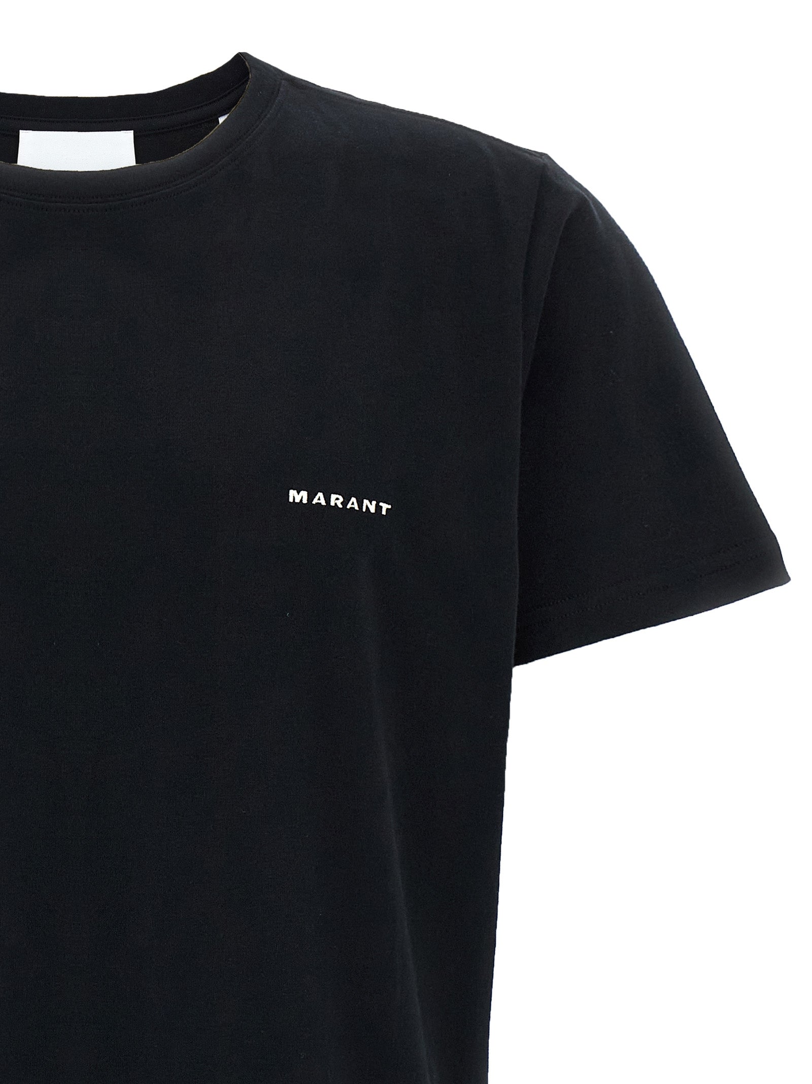 Isabel Marant Black Cotton T-Shirt