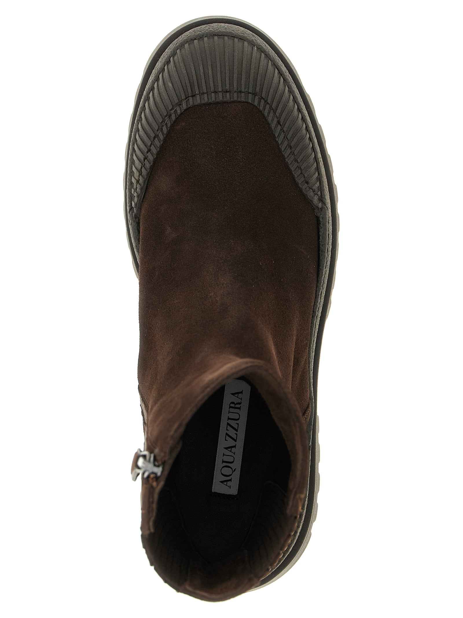 Aquazzura Brown Goatskin Ankle Boots