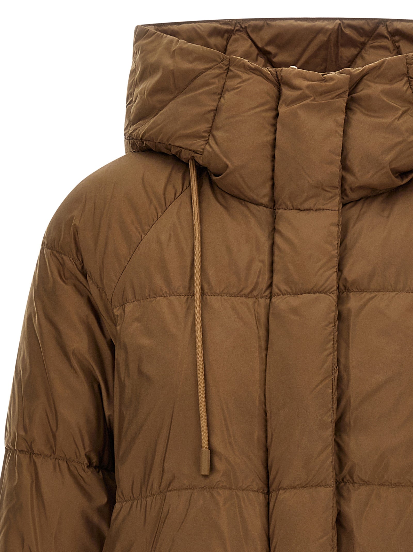 Max Mara Brown Polyester Parka