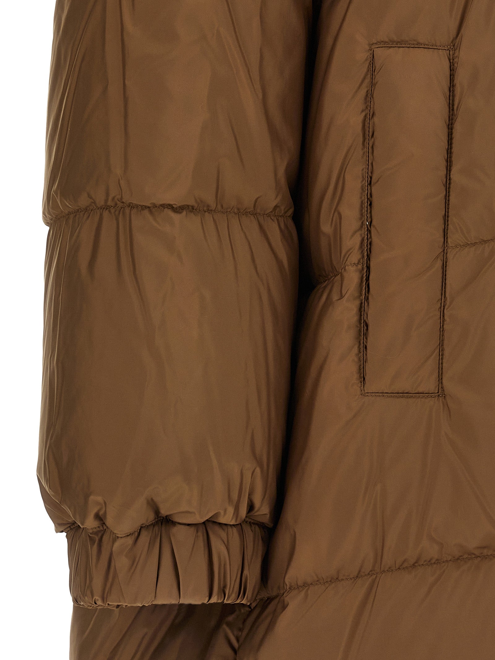 Max Mara Brown Polyester Parka