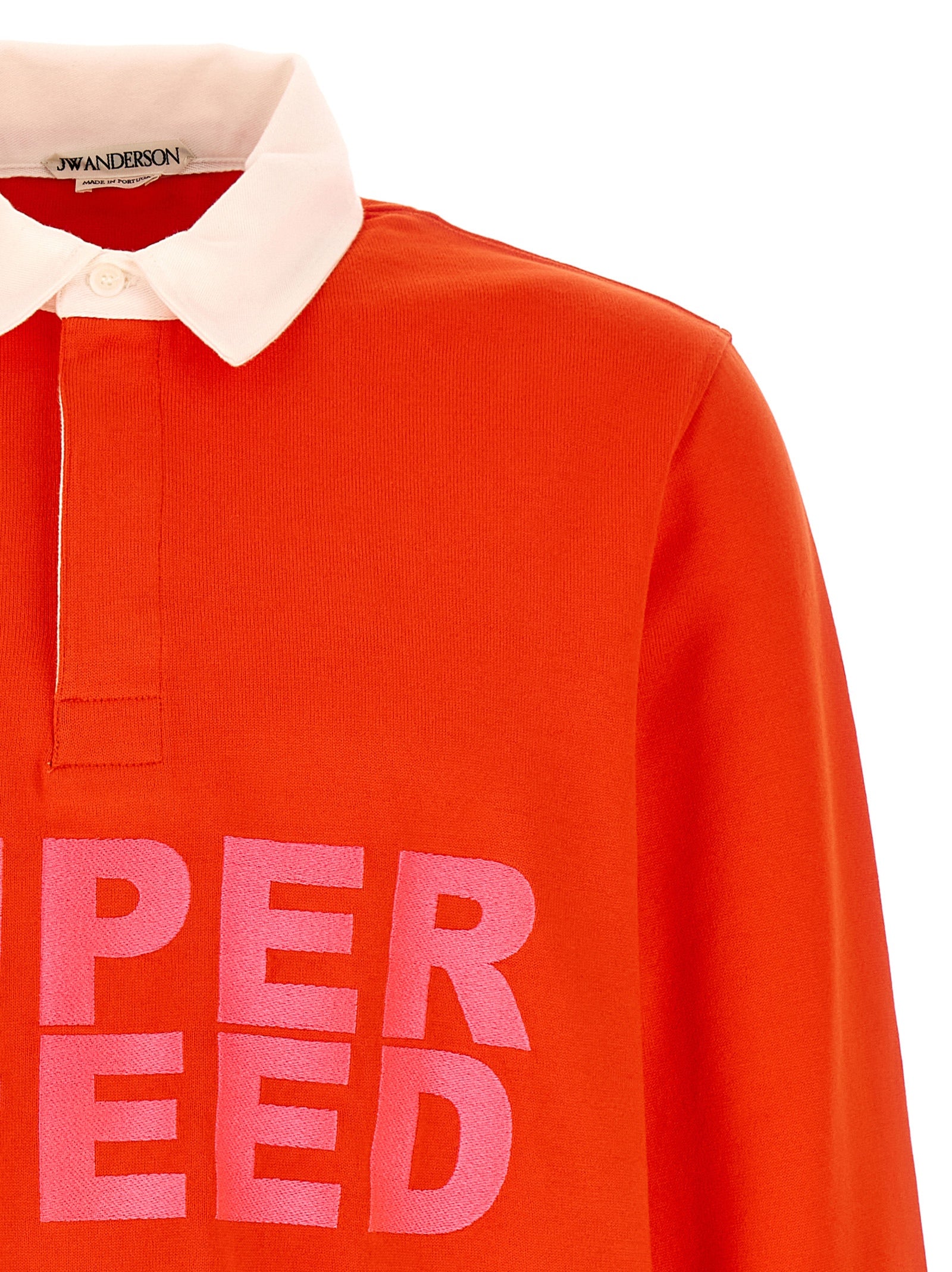J.W.Anderson Red Cotton Polo Shirt