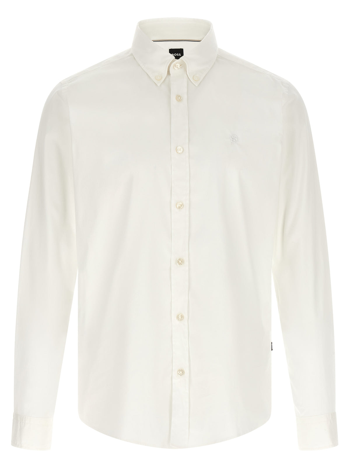Hugo Boss White Cotton Blouse