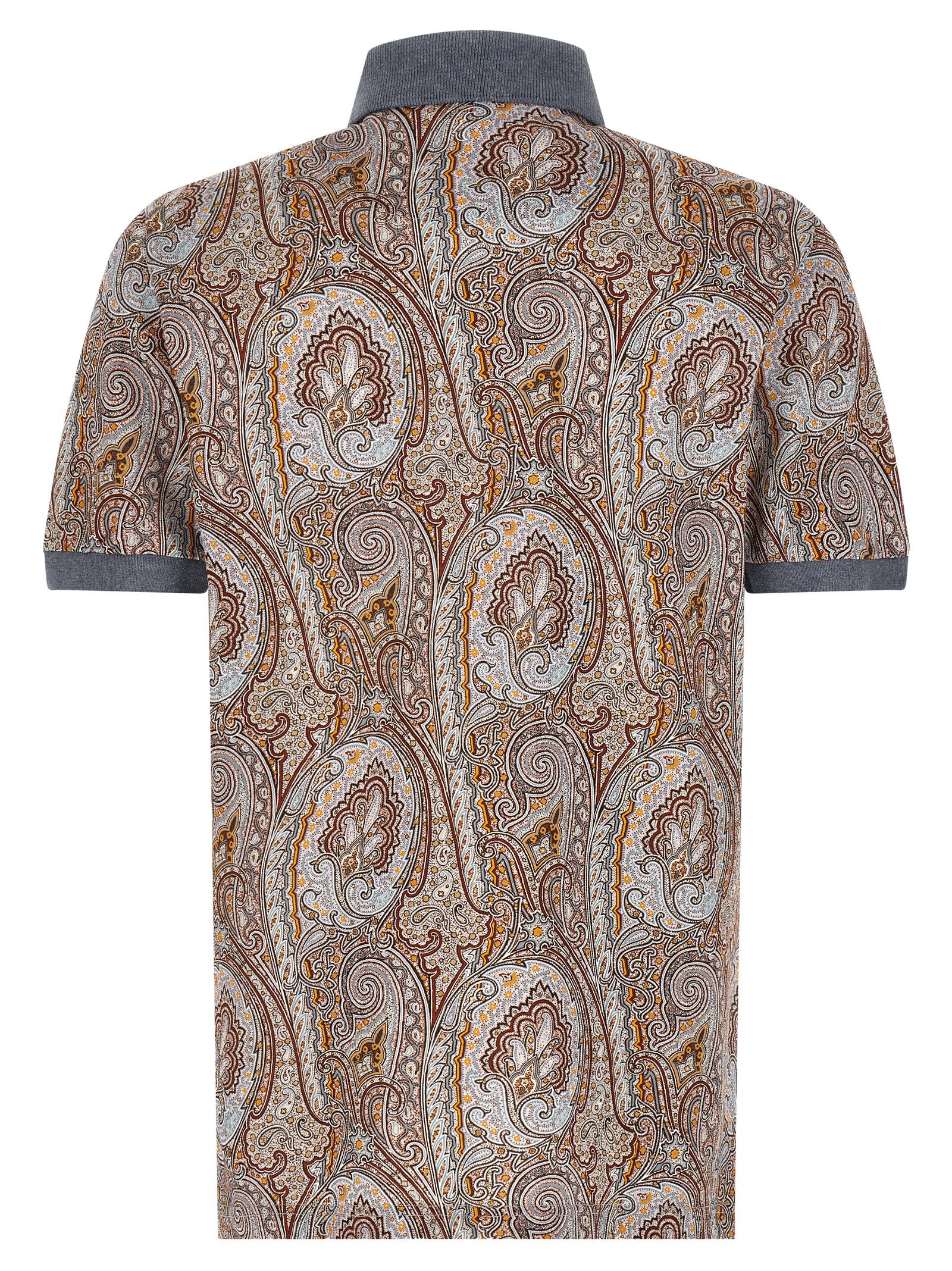 Etro Multicolor Cotton Polo Shirt