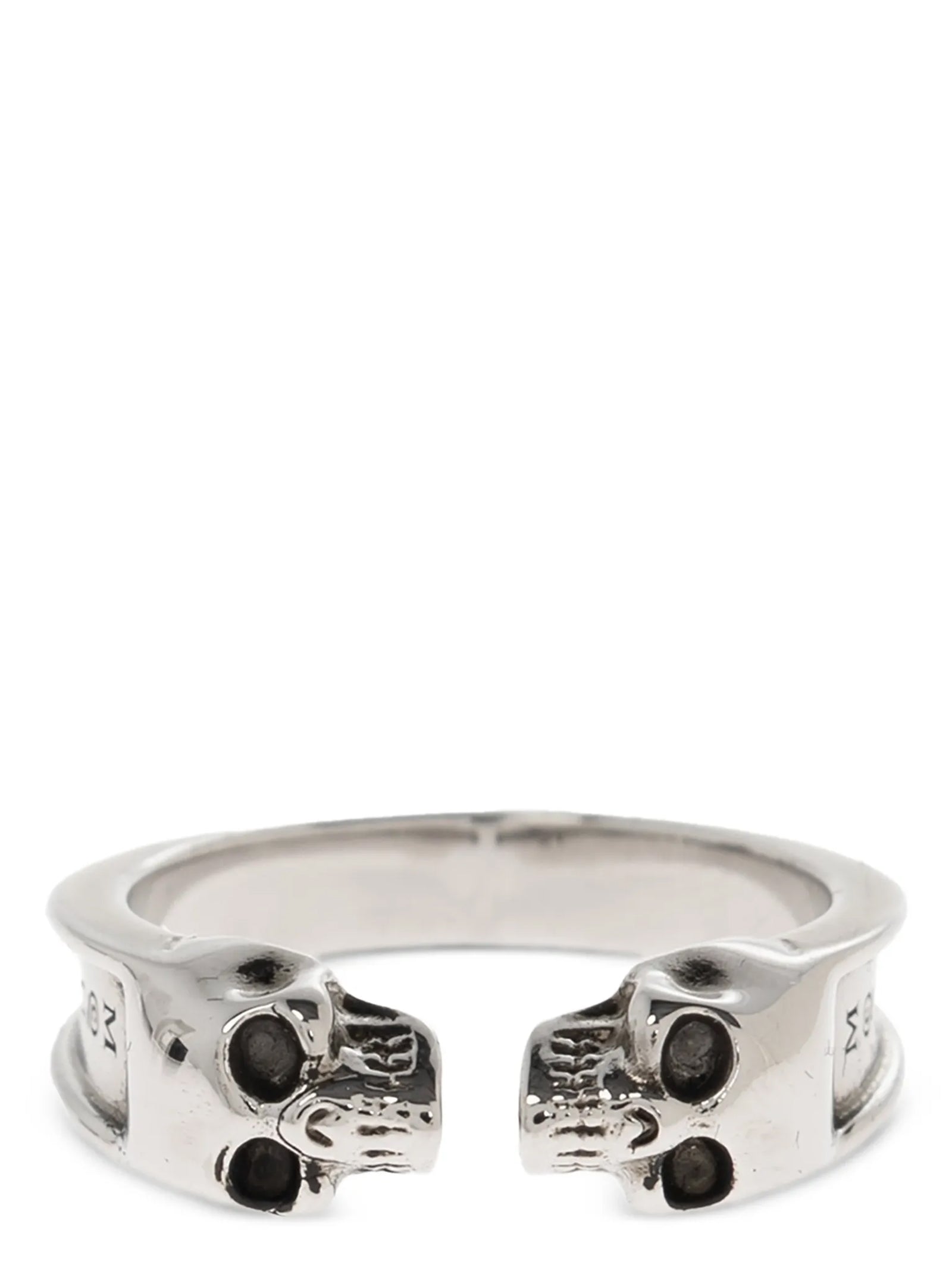 Alexander McQueen Silver Stainless Steel Ring