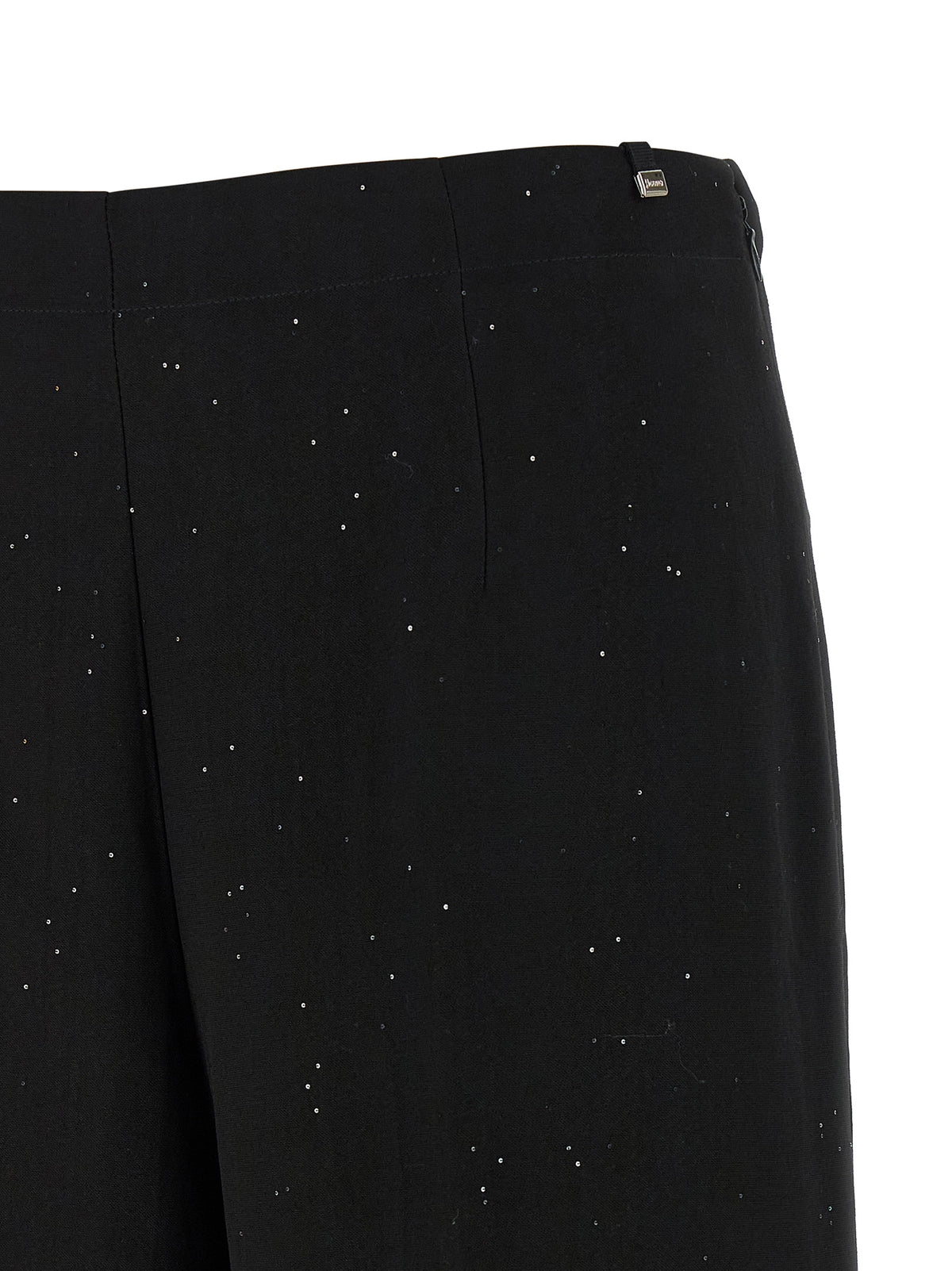 Herno Black Viscose Pants