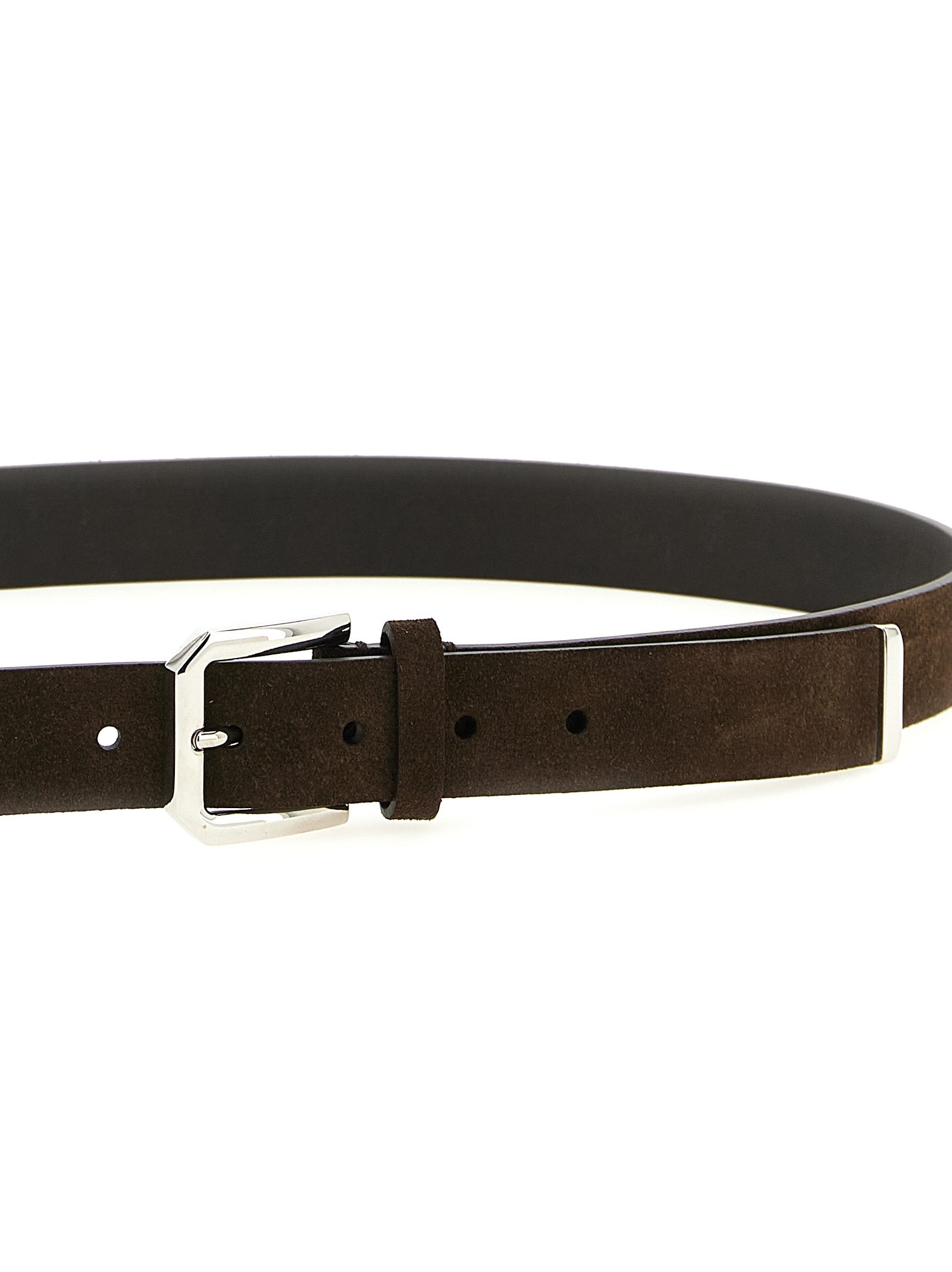 Brunello Cucinelli Brown Bull Skin Regular Belt